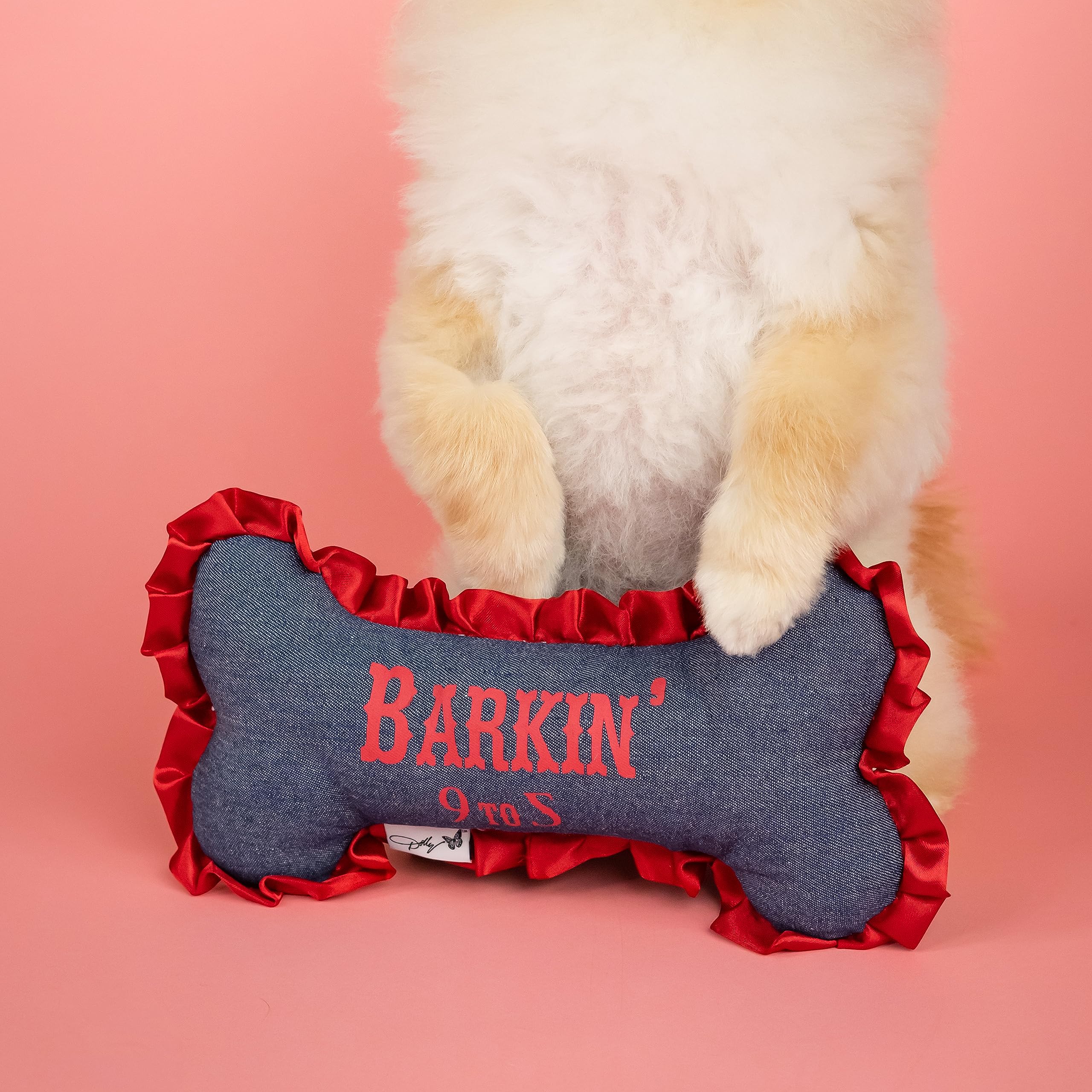 Doggy Parton Plush Dog Toys Collection - Barking' 9 To 5
