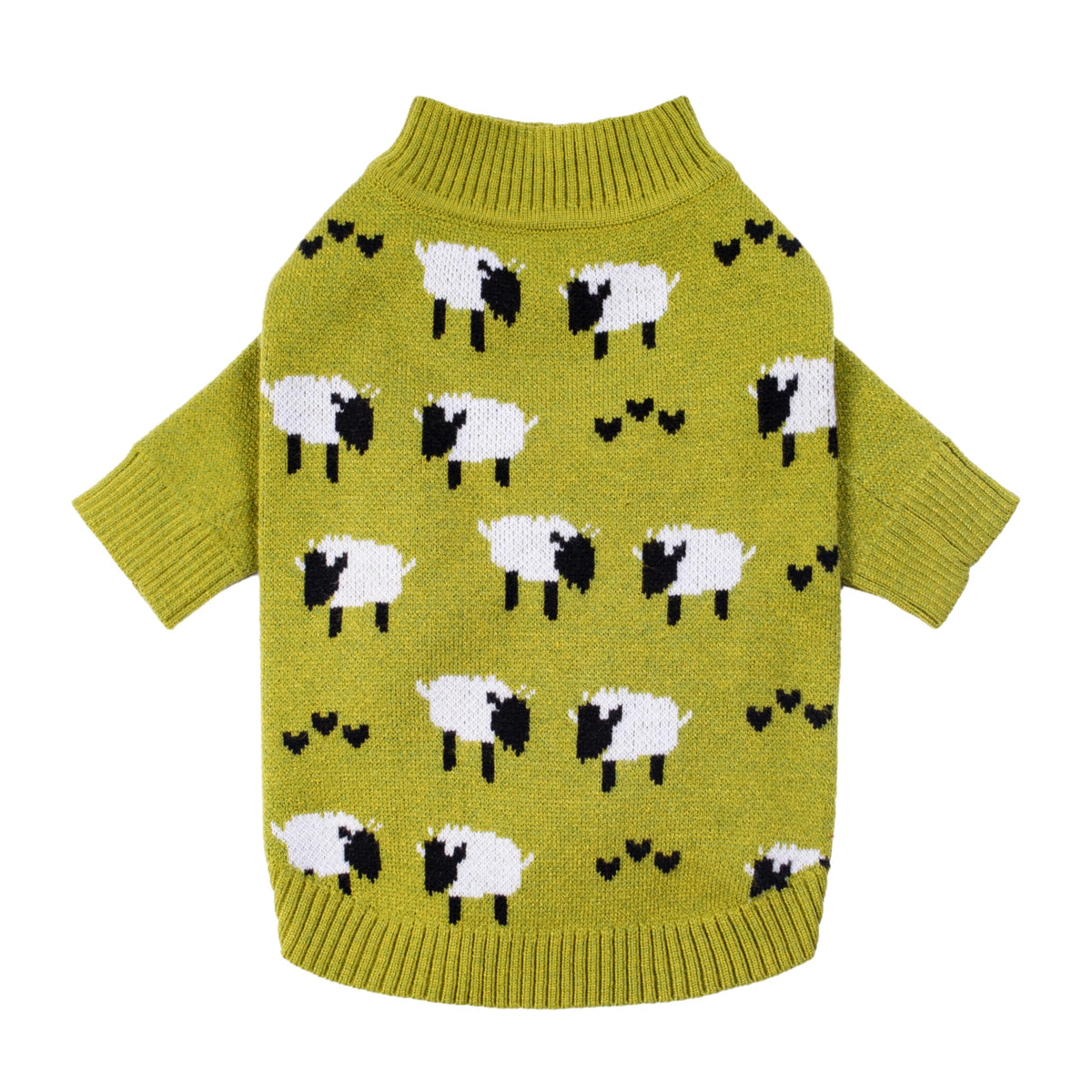 Fitwarm Funny Sheep Dog Sweater, Thermal Winter Clothes For Small Dogs, Boy, Girl - Dog Holiday Pullover Jumper, Pet Outfit - Bl