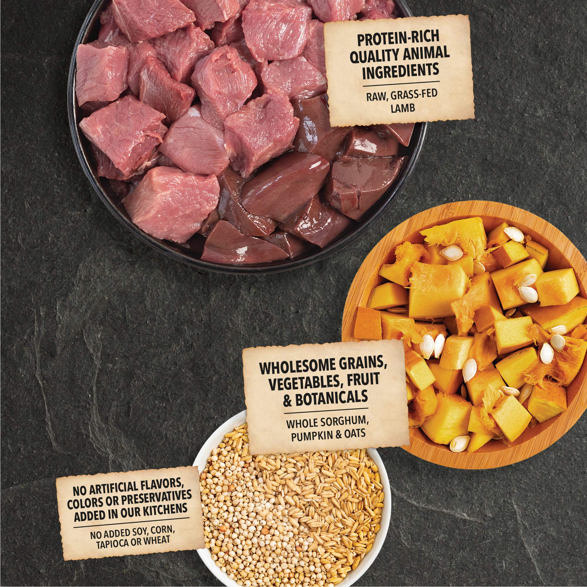 ACANA Wholesome Grains Dry Dog Food, Lamb & Pumpkin Recipe, 22.5lb