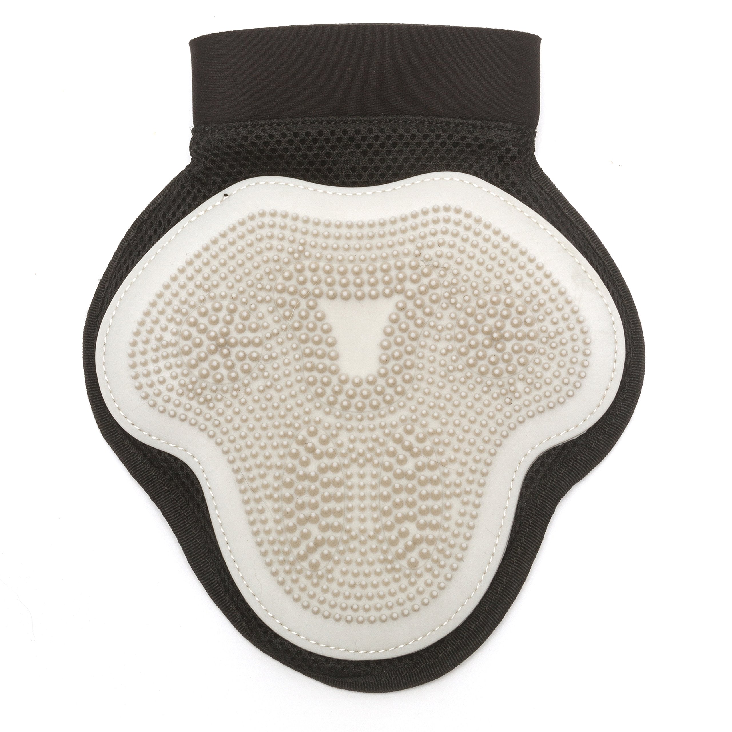 Totally Pooched Reversible Silicone Pet Grooming Glove For Gentle Massage, Bathing And Hair Removal, One Size, Grey