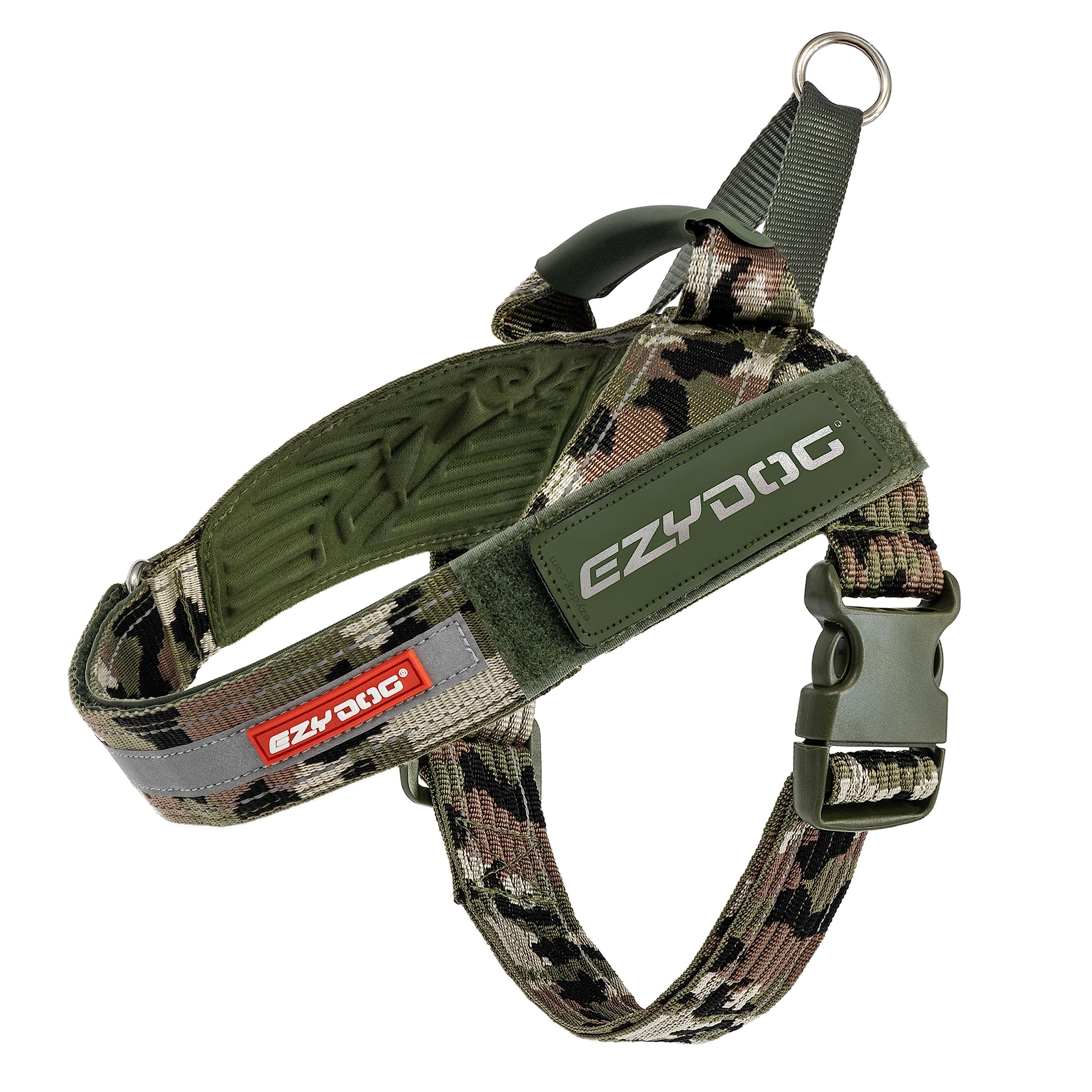 EzyDog Express Dog Harness - Adjustable Dog Harness for Large, Medium, and Small Dogs with Padded Ergonomic Anti-Chafing Design,