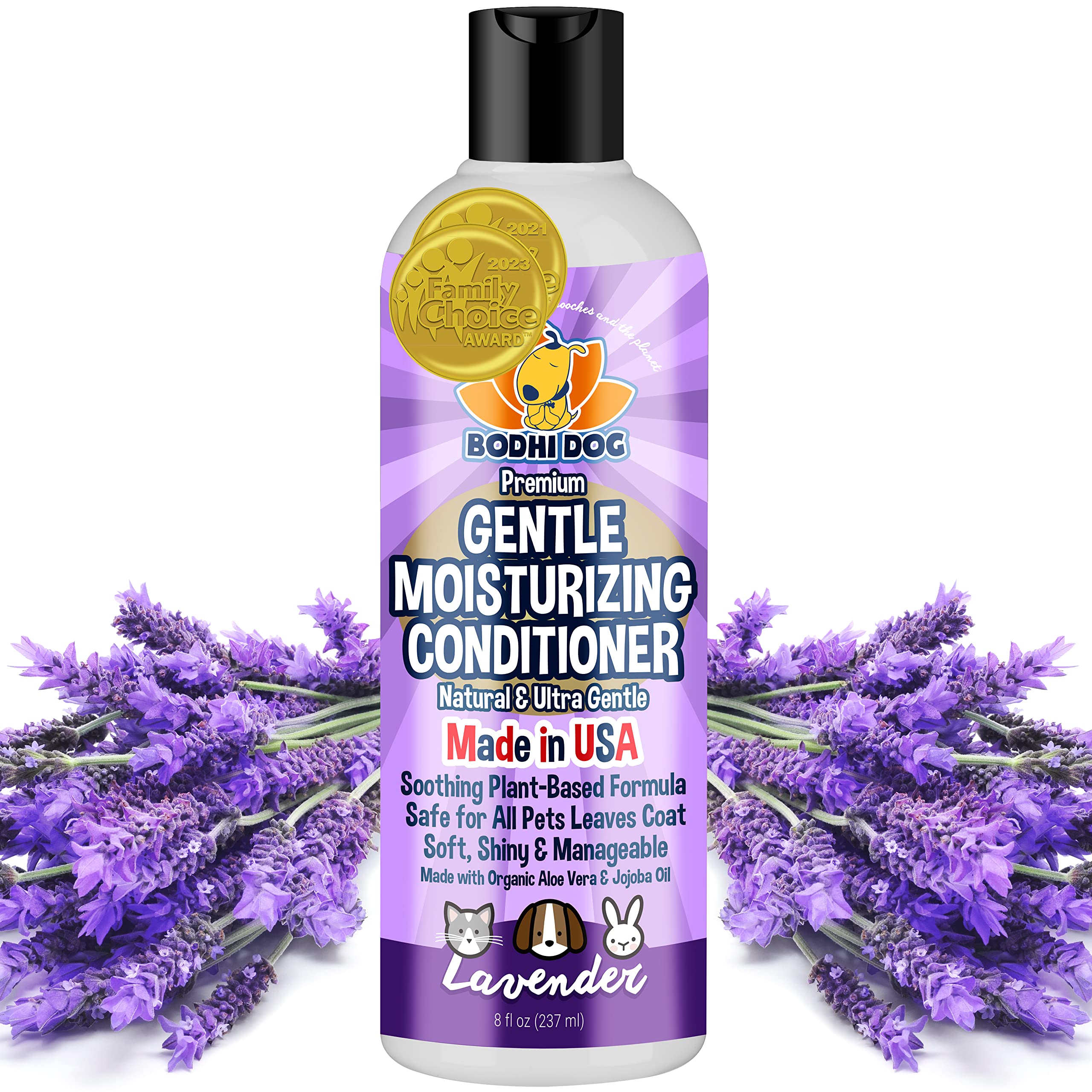 Bodhi Dog Gentle Moisturizing Dog Conditioner - Soothing Plant-Based Formula with Aloe Vera & Jojoba Oil - Hydrates & Softens Co