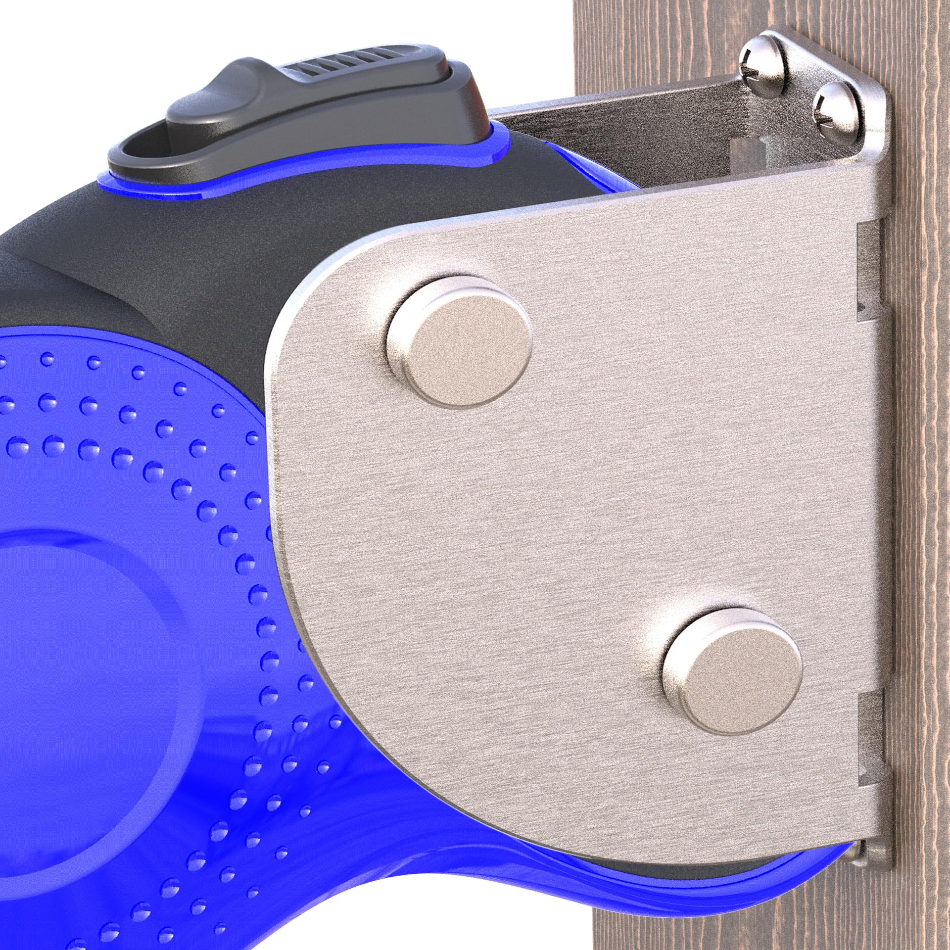 X-Tecokit Secure Holder For Retractable Dog Leash,Stainless Steel Wall Hook,Heavy Duty Metal Bracket For Small Medium Large Retr