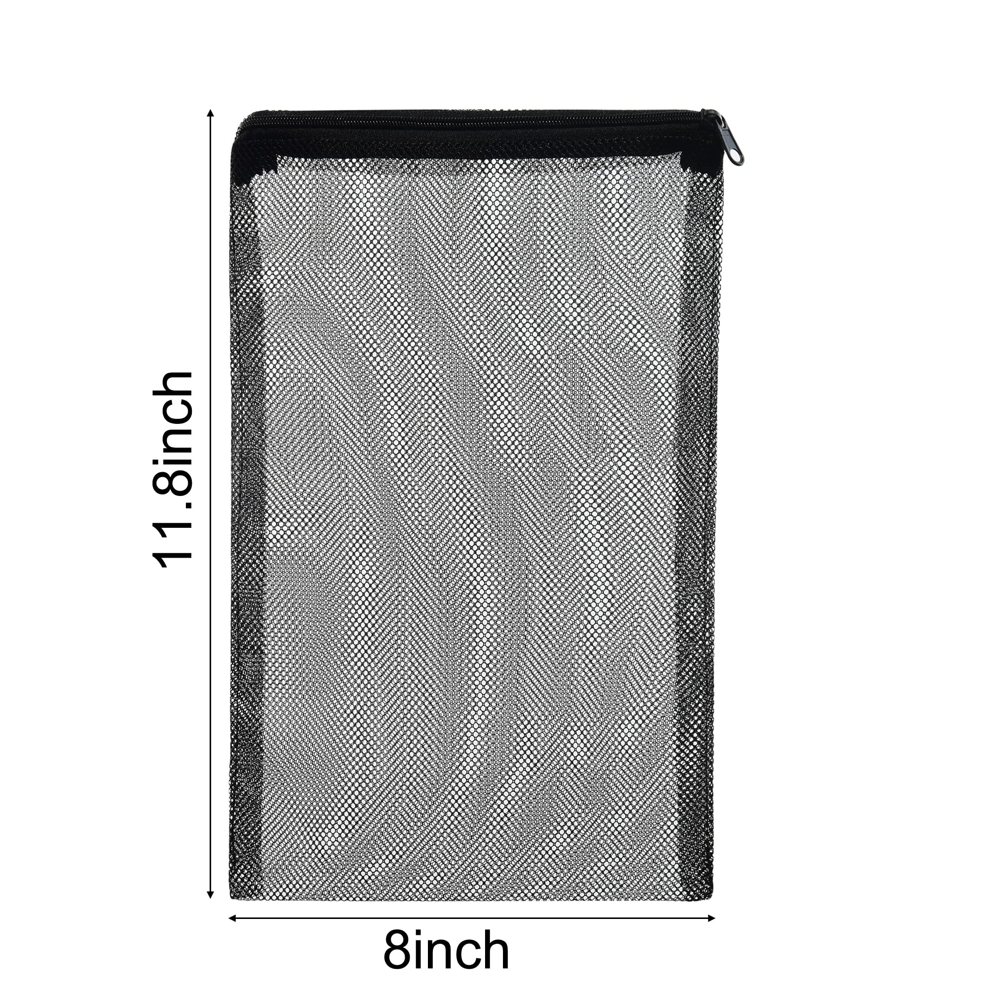 Alegi 10 Pcs Aquarium Filter Media Bags With Zipper, Mesh Reusable Bags For Aquarium Filter Media (11.8' X 8')