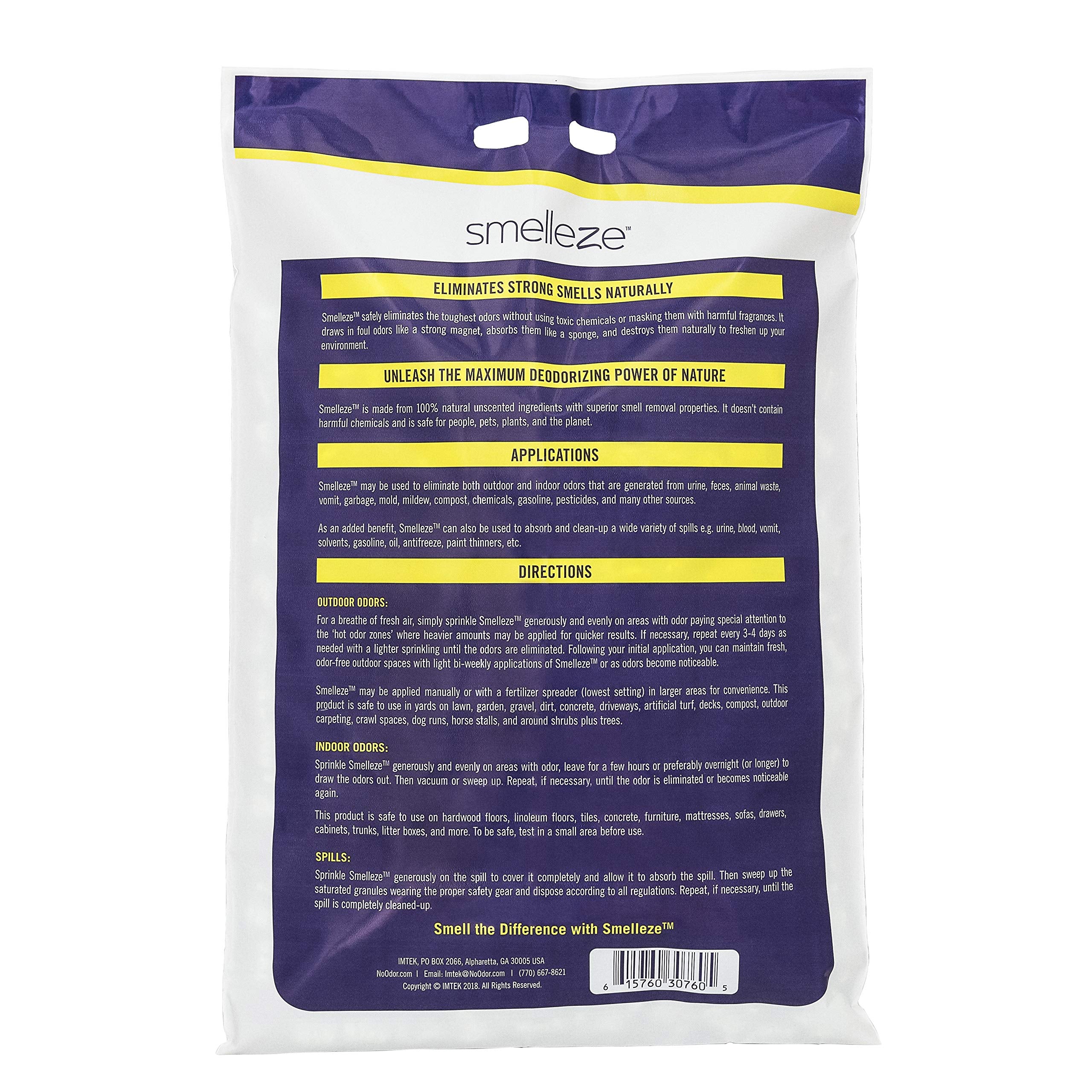 SMELLEZE Dead Animal Odor Eliminator for Strong Odor Removal - Eliminate Dead Rodent & Wildlife Smell - Safe Indoor & Outdoor Us