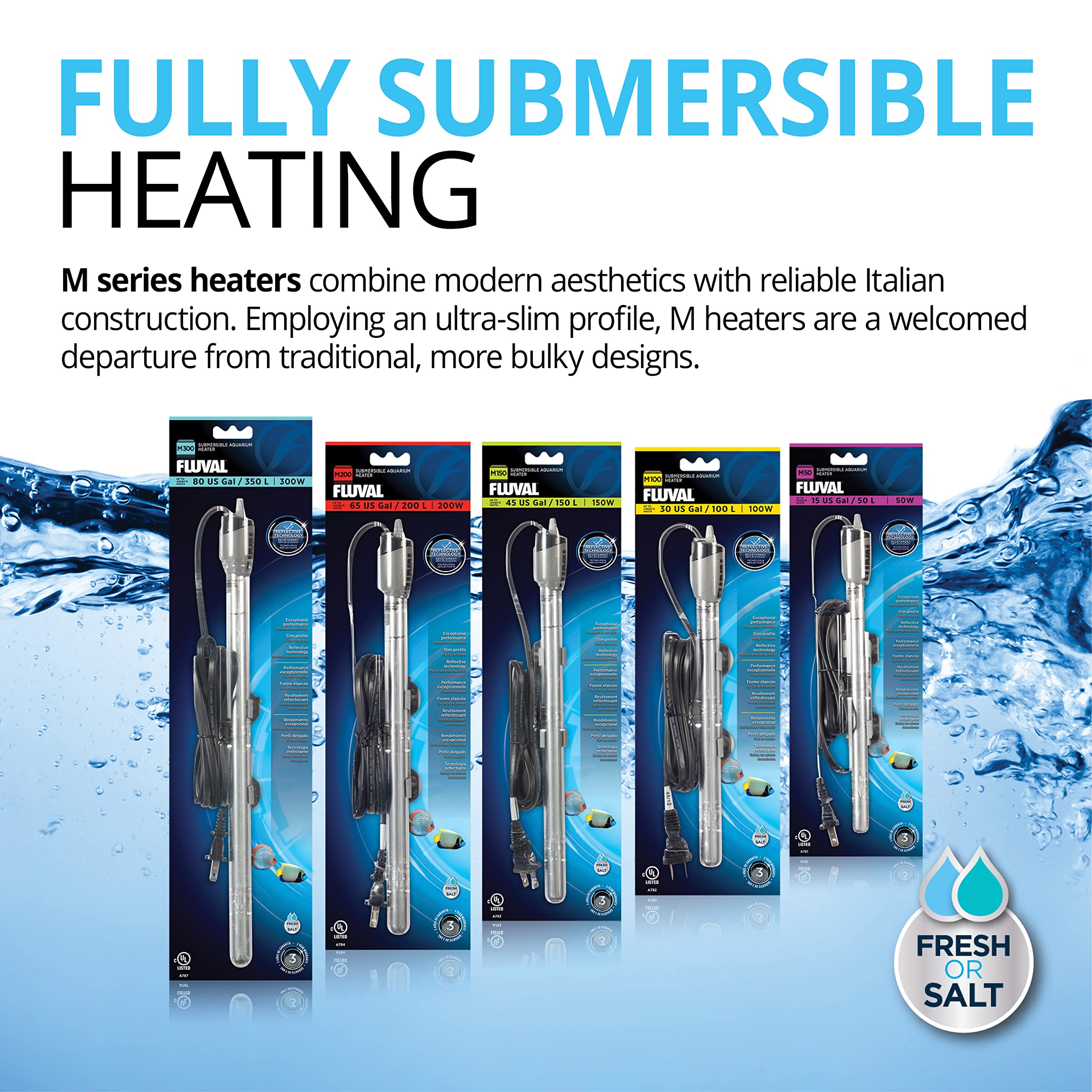Fluval M 150-Watt Submersible Heater