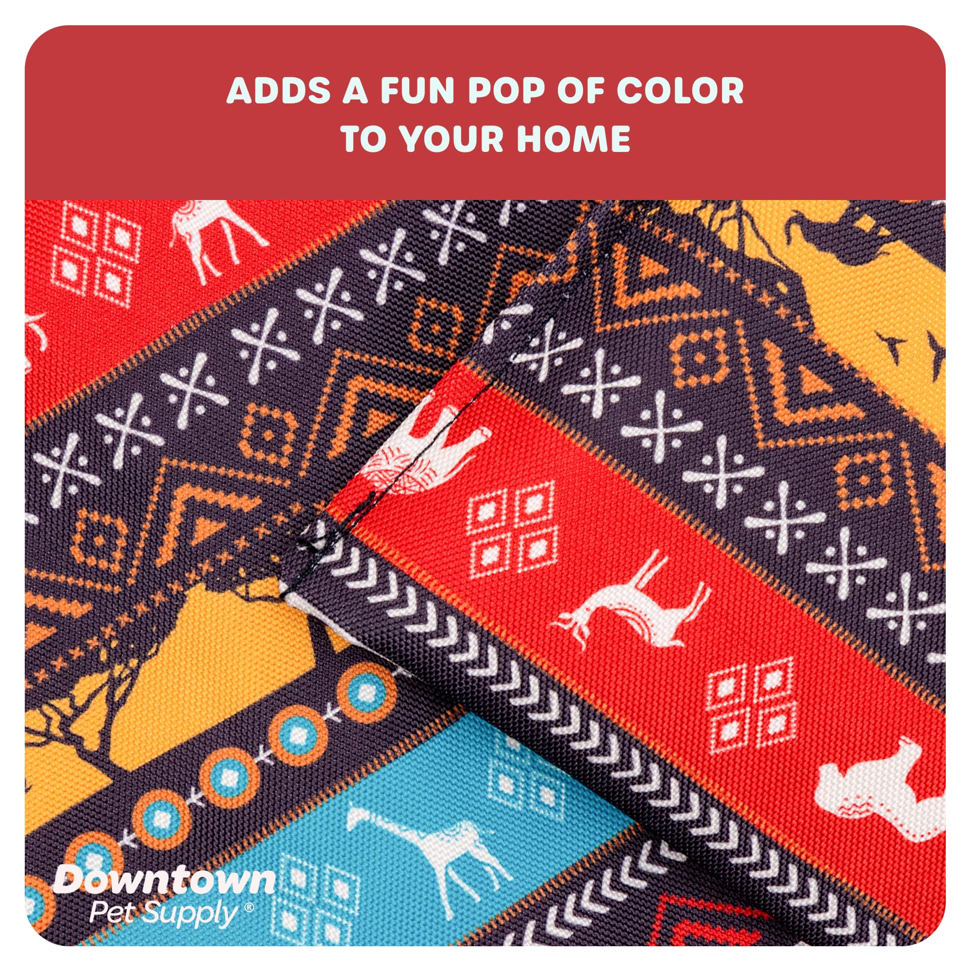 Downtown Pet Supply Dog Crate Pad, 35'' X 22'' - Waterproof, Ripstop Nylon Dog Crate Mat Chew Proof And Machine Washable - Kalah