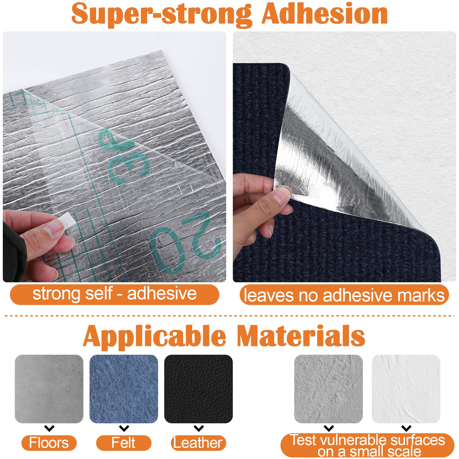 Inchoco Furniture Protectors From Cats Scratching - 40 X 15.8 Trimmable Self-Adhesive Carpet Protector For Pets, Cat Diy Cli