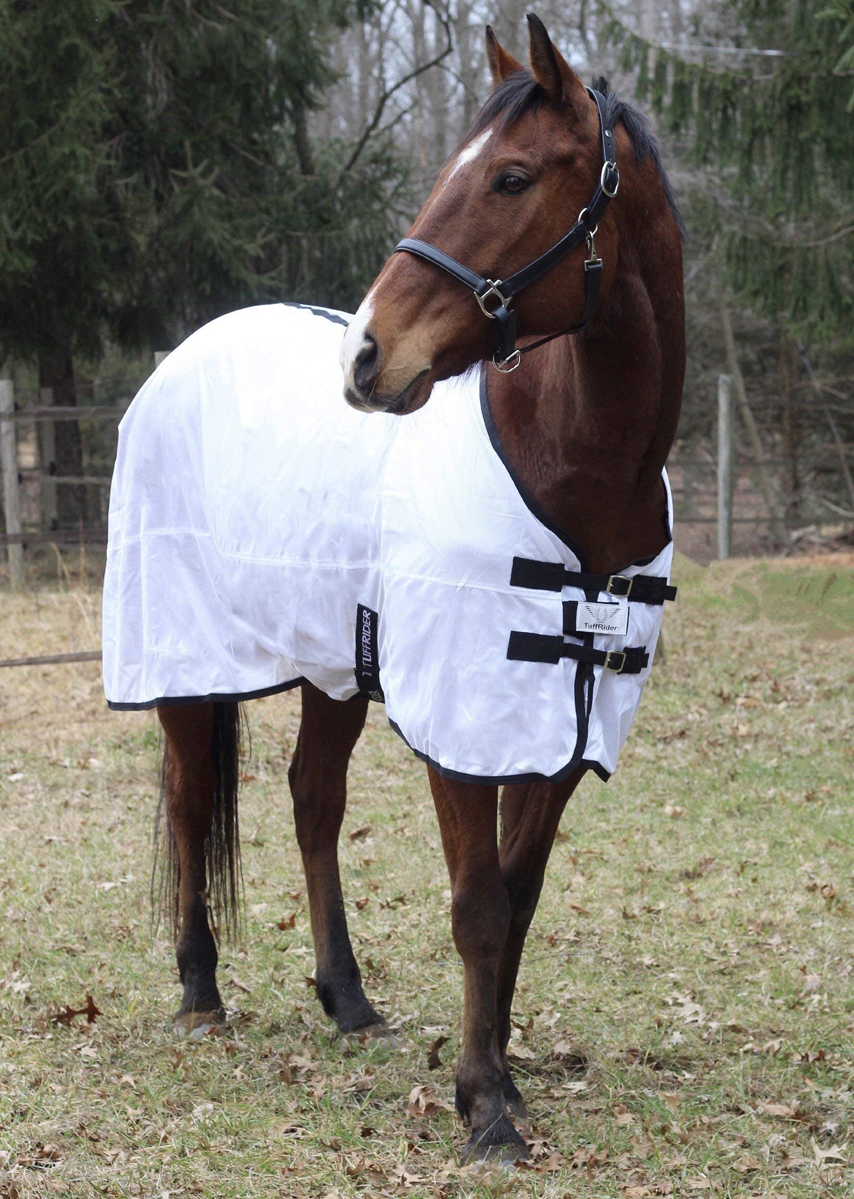 Tuffrider Comfy Mesh Sneck Fly Sheet 78 White