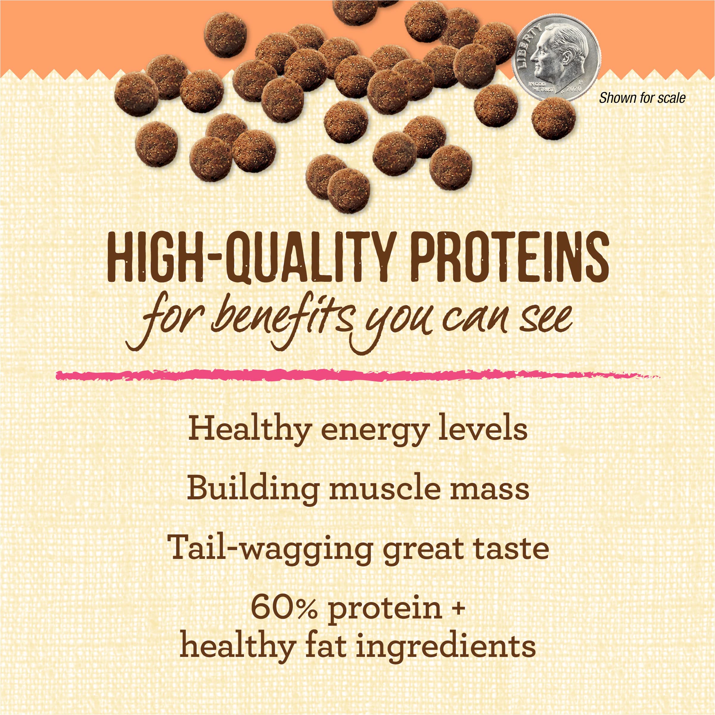 Merrick Lil Plates Premium Grain Free Dry Dog Food for Small Dogs, Real Salmon and Sweet Potato Kibble - 4.0 lb. Bag