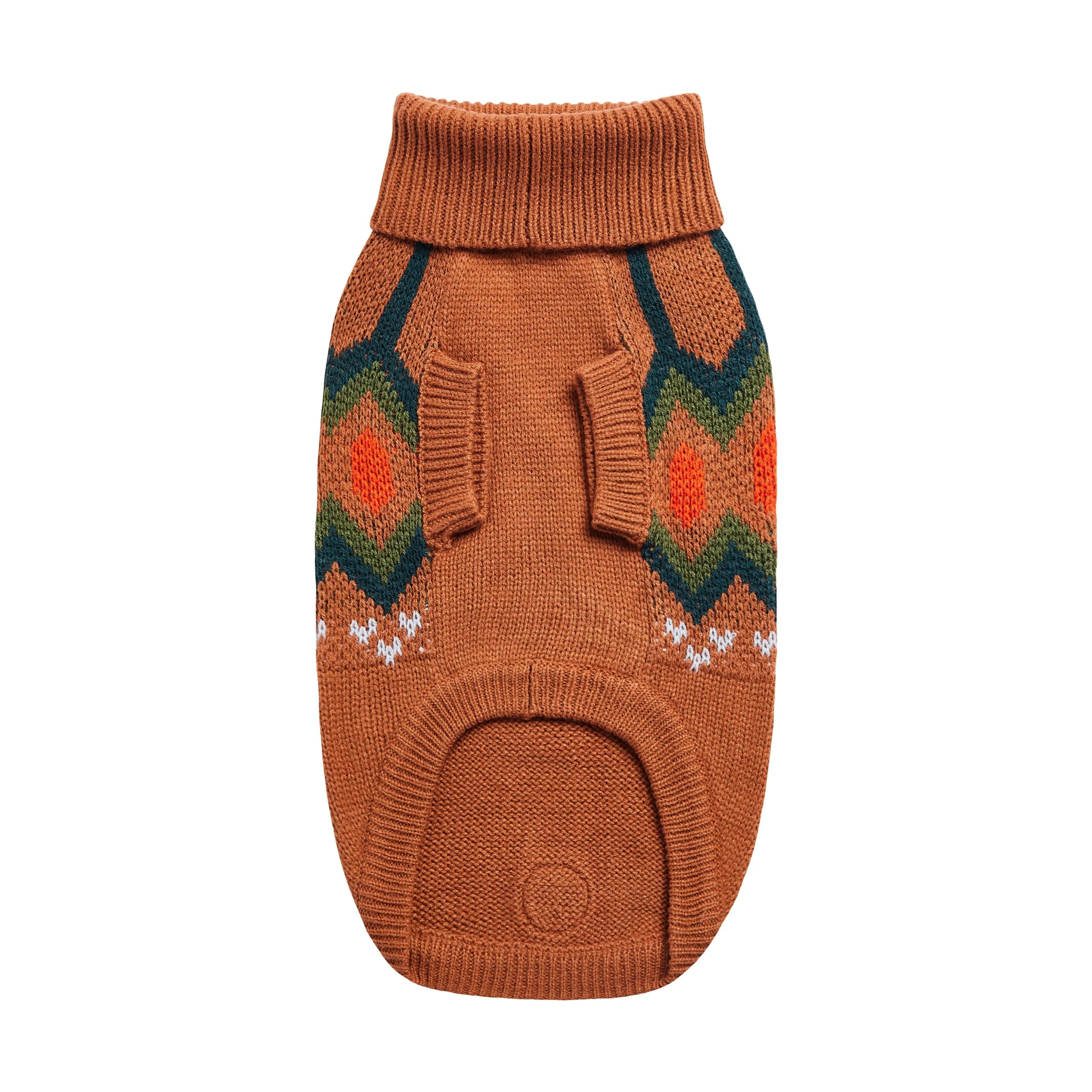 Gf Pet Heritage Sweater Dog Pullover – Classic Ribbed Knit Sweater For Dogs | Soft & Warm Acrylic | Timeless Design | Small, Medium, Large Pets – Hazel, 3Xl