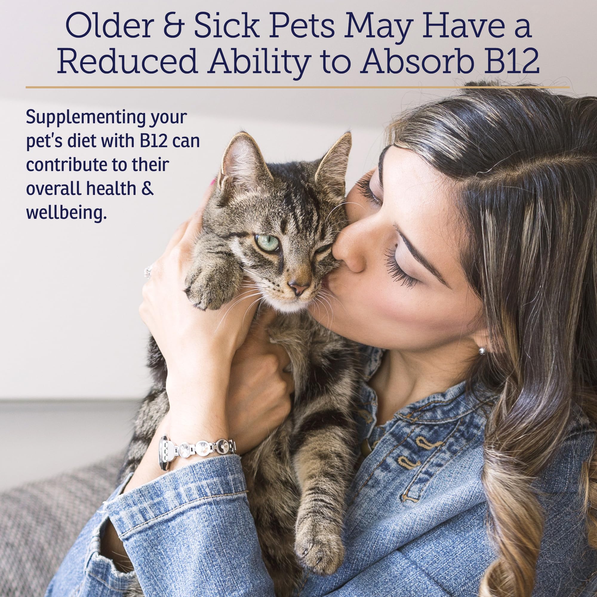 RX Vitamins B12 for Dogs and Cats - Dog Digestive Support for Improved Metabolic Process - Pure B12 for Cats to Support Nervous