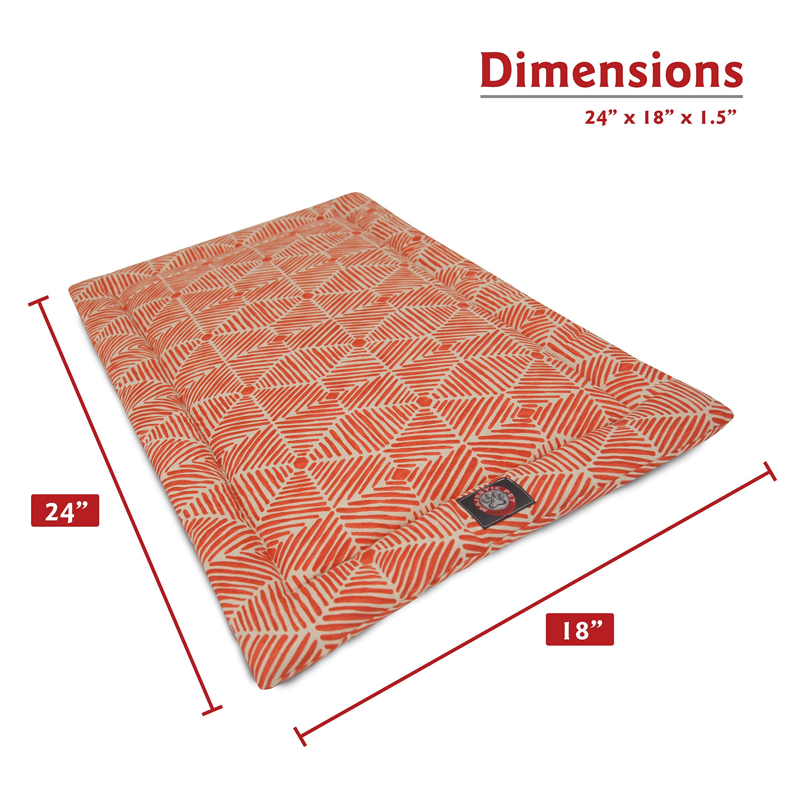 24' Charlie Salmon Orange Crate Dog Bed Mat By Majestic Pet Products