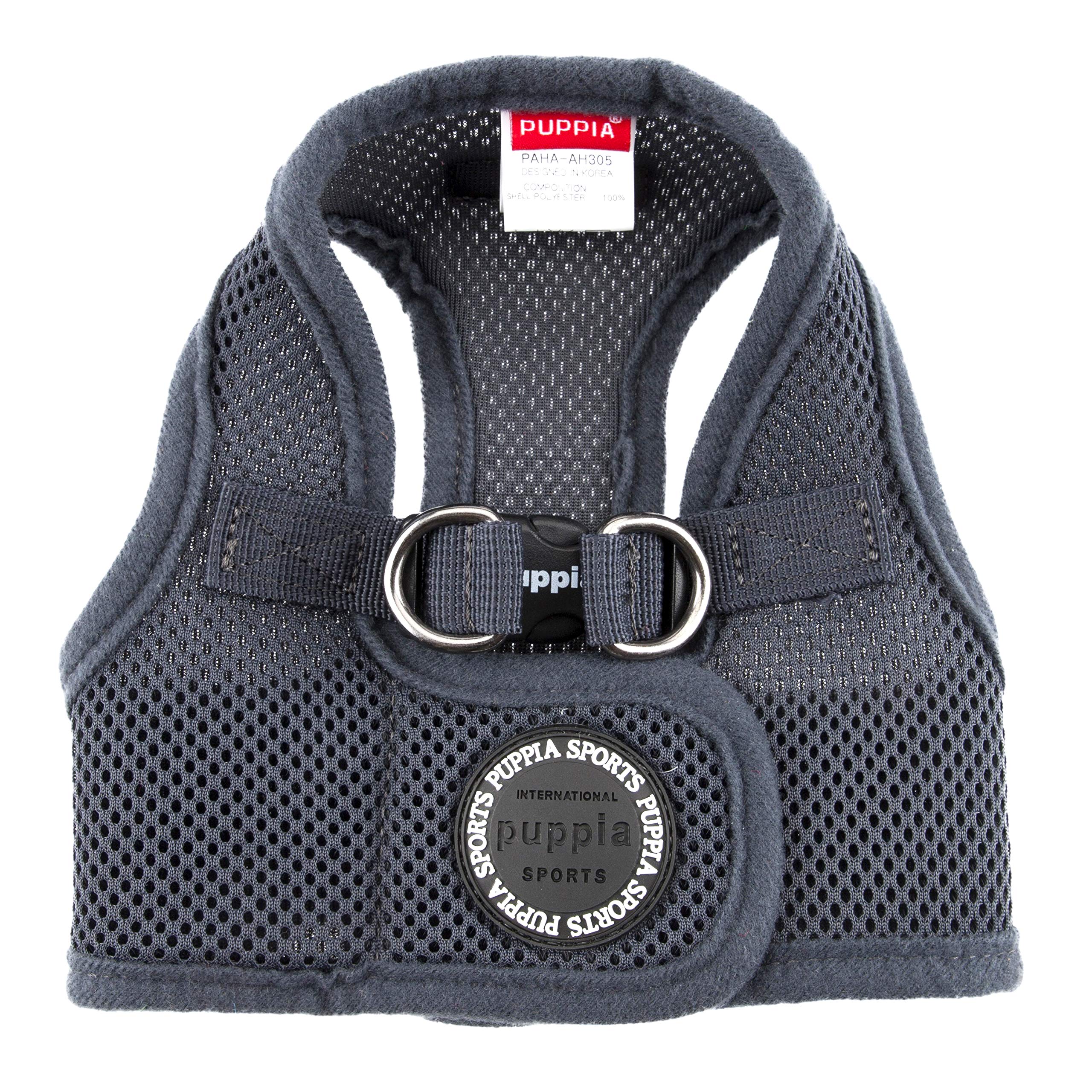 Puppia International Soft Vest Harness, X-Large, Grey