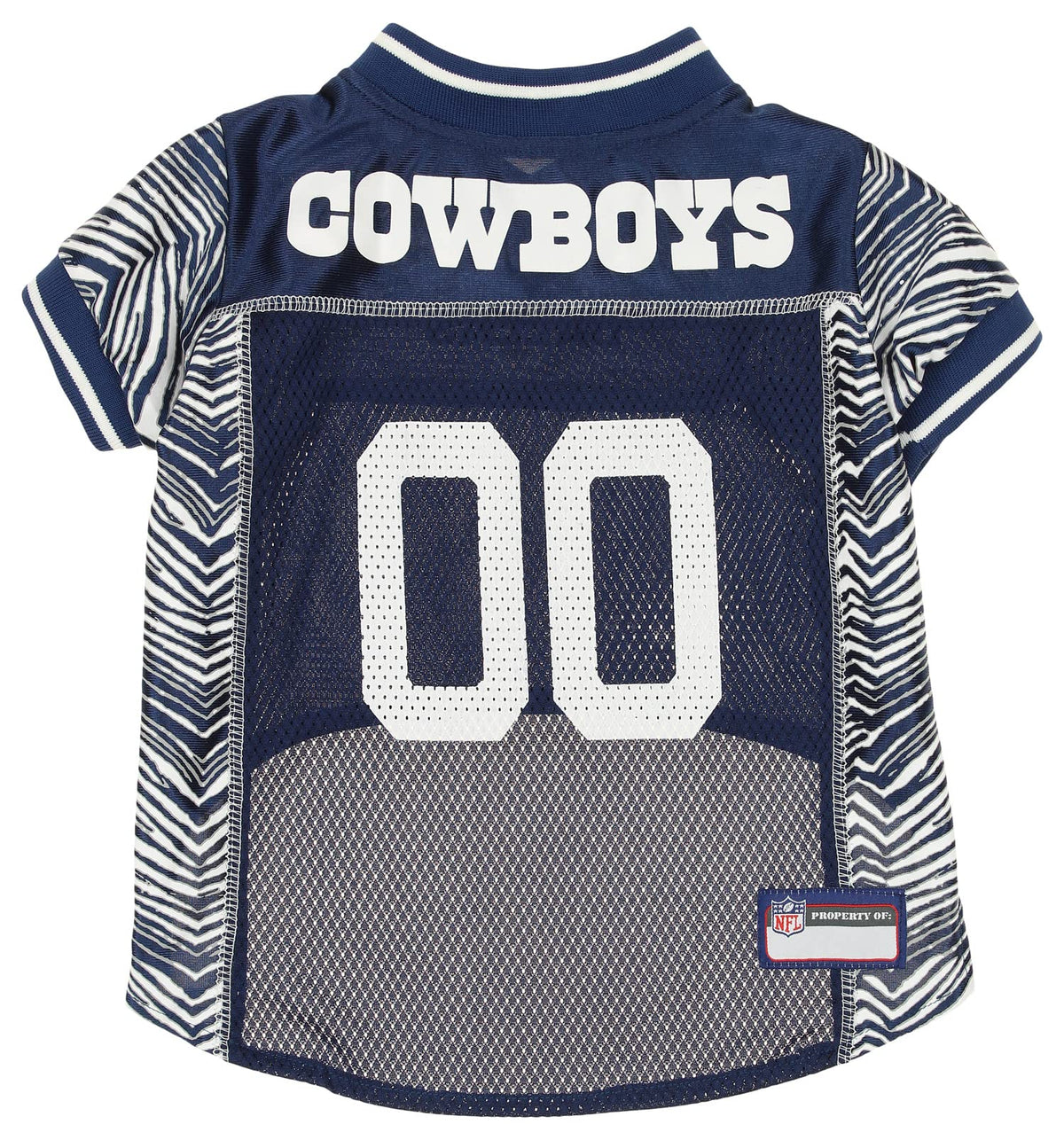 Zubaz Nfl Team Pet Jersey For Dogs, Dallas Cowboys, Medium