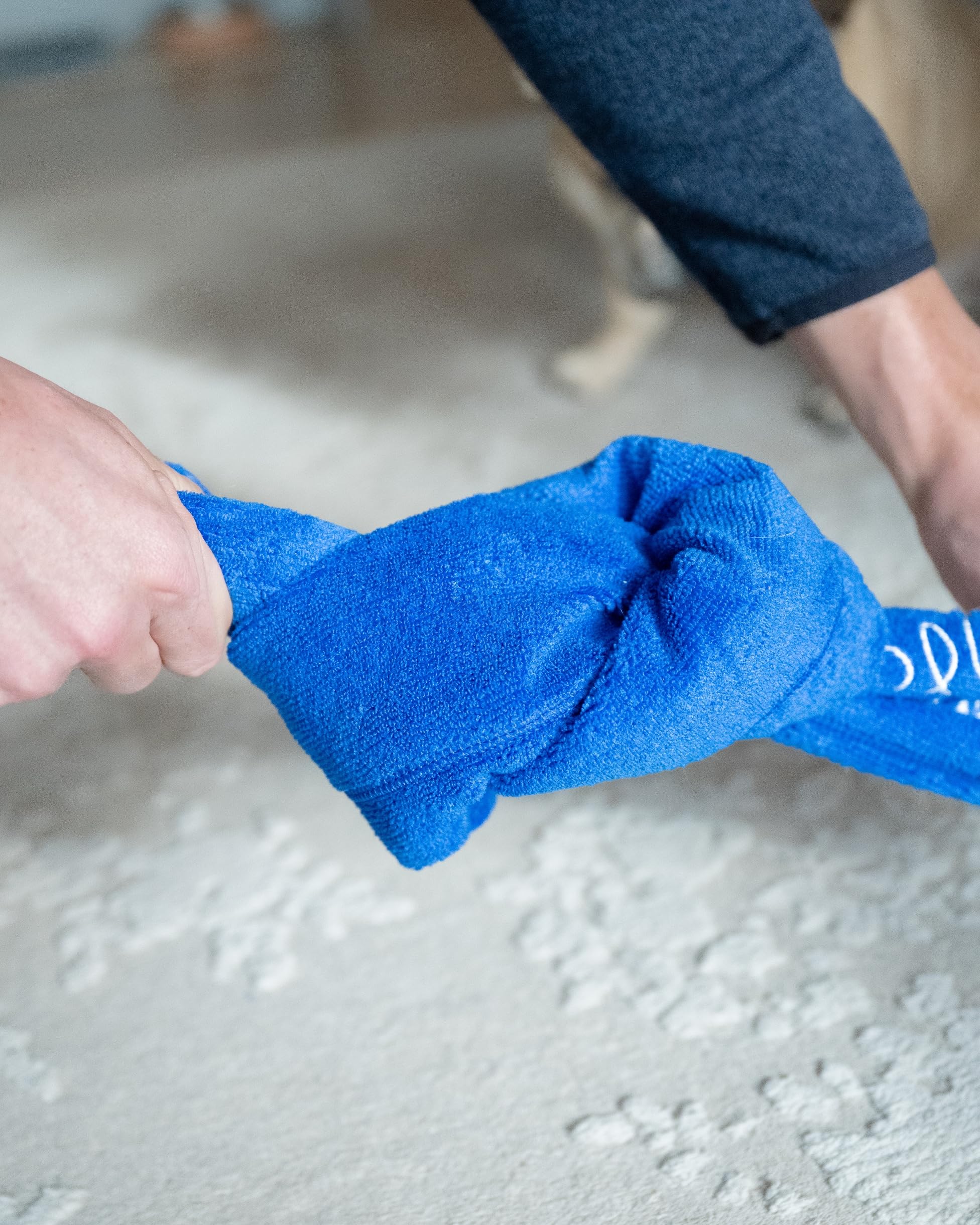 Green Treat Towel (Blue)