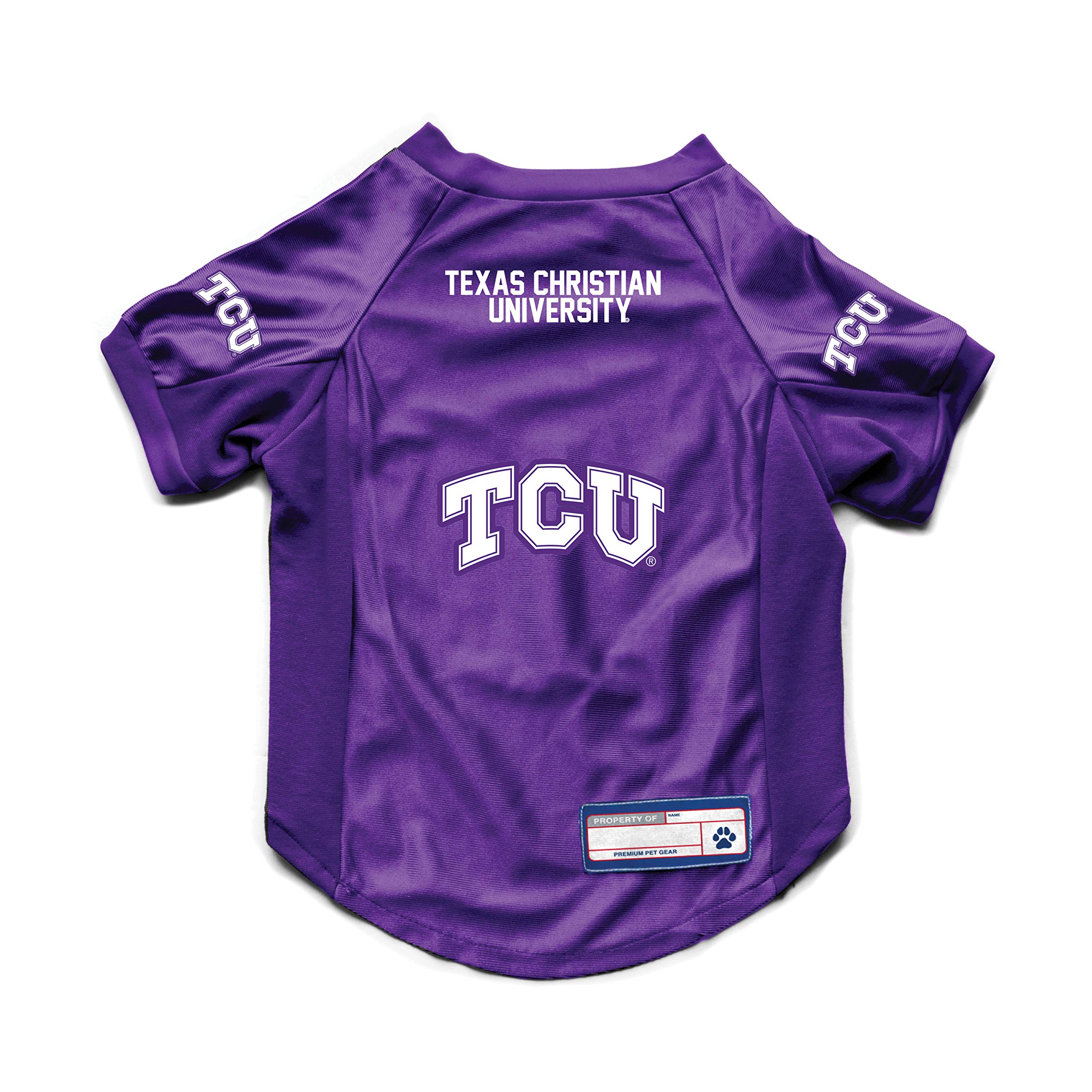 Tcu Horned Frogs Pet Jersey Stretch Size Xl - Special Order