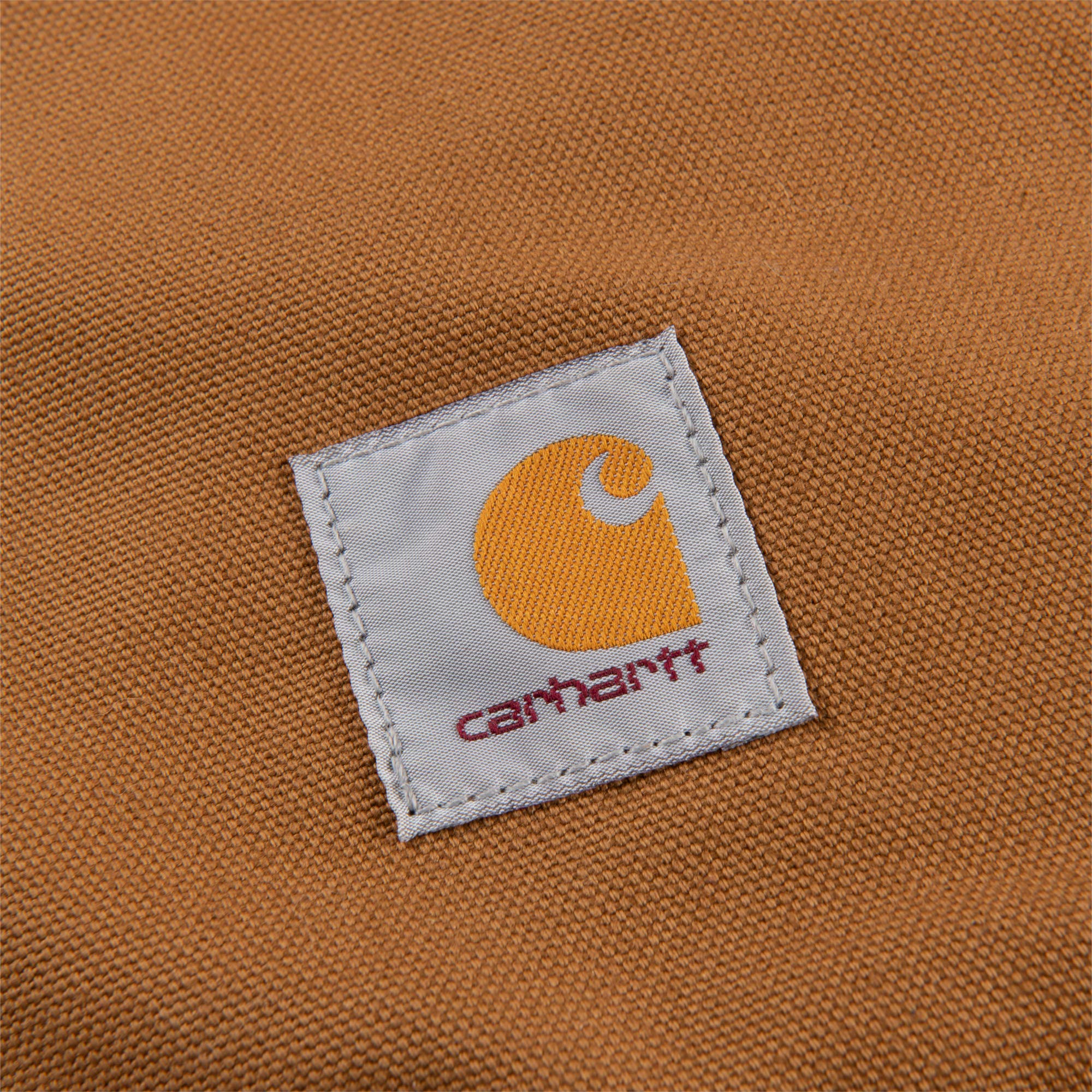 Carhartt Firm Duck Sherpa-Lined Throw Blanket, Reversible Pet Blanket With Water Repellent Coating, Carhartt Brown
