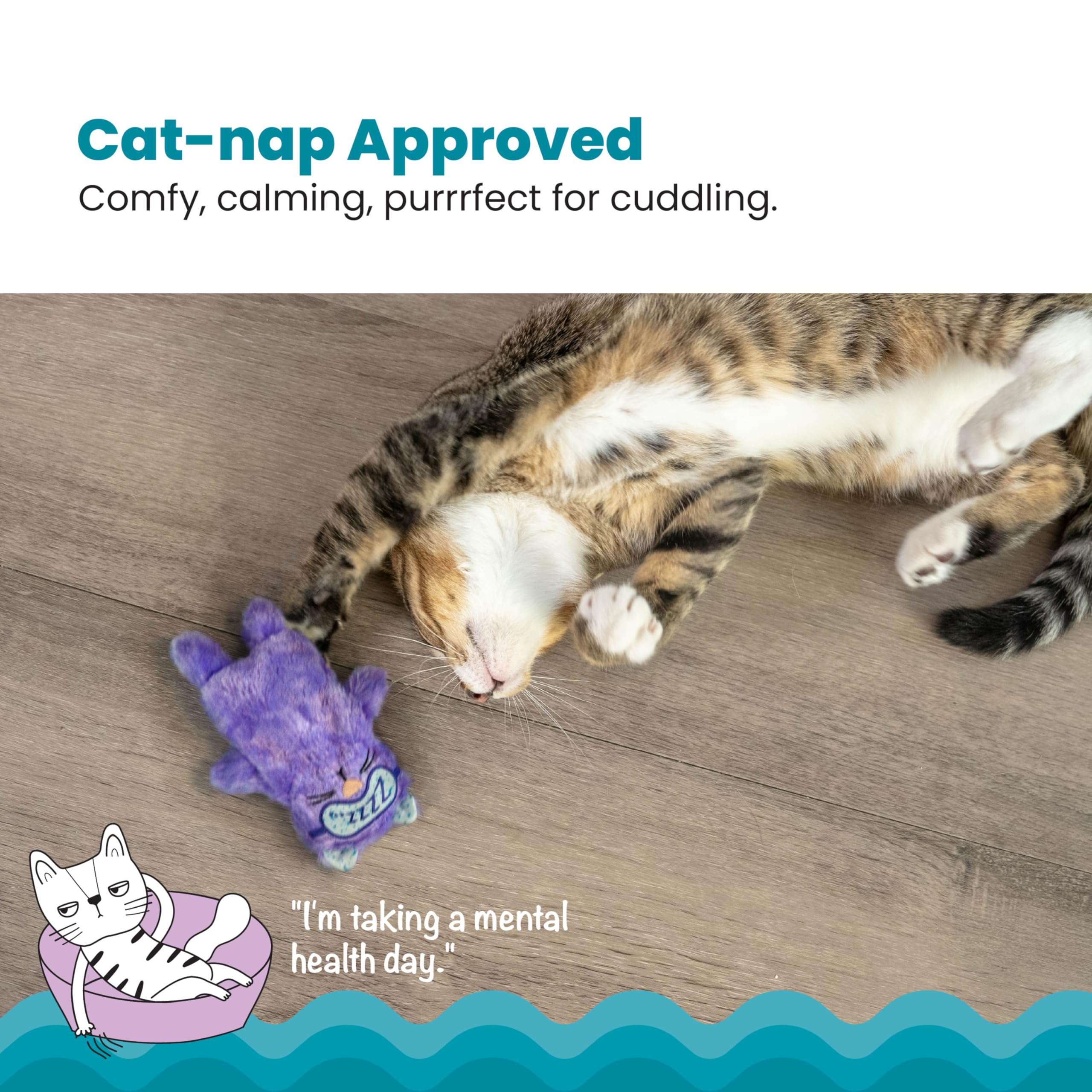 Catstages Purr Pillow Kitty Soothing Plush Cat Toy