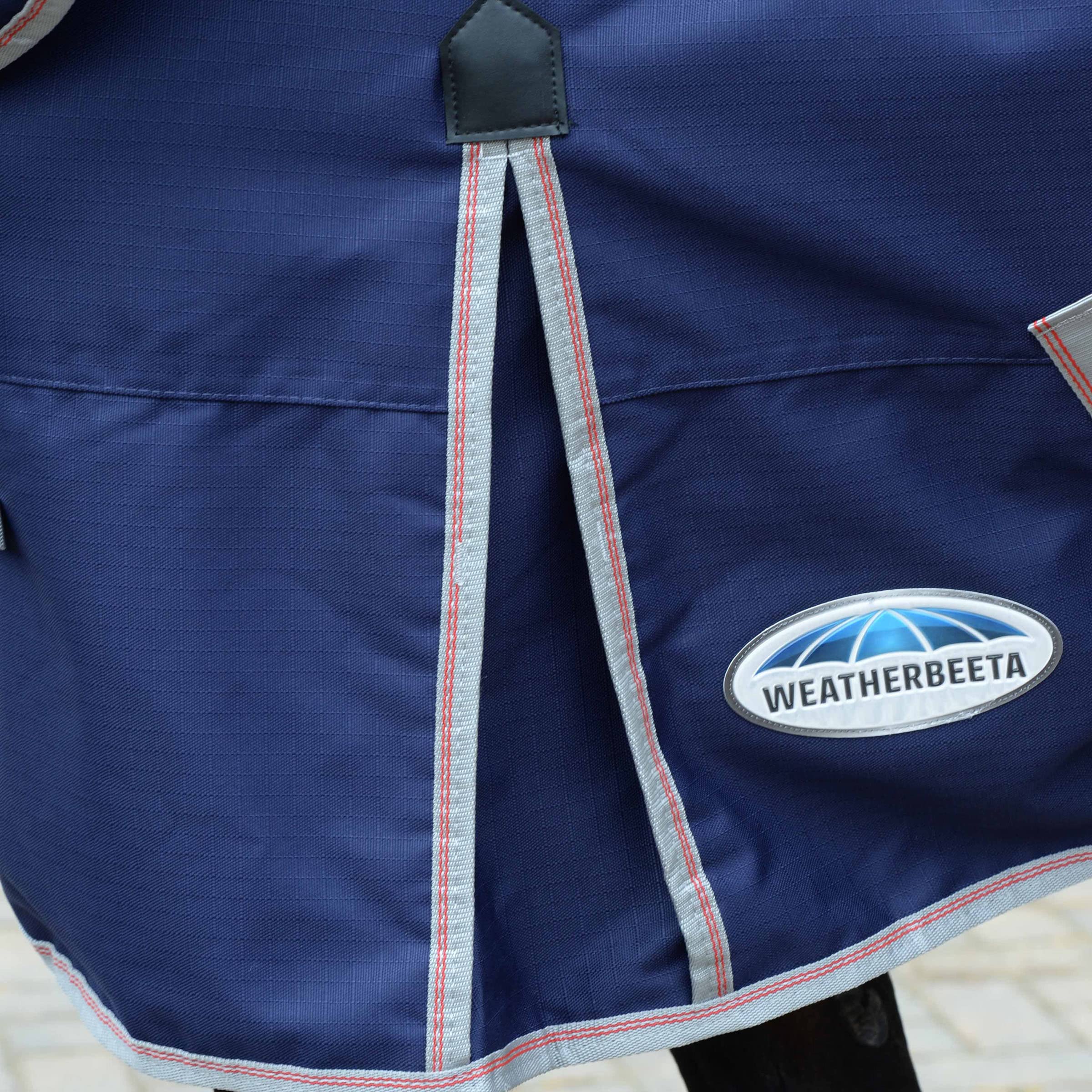 Weatherbeeta Comfitec Essential Combo Neck Heavy, Navy/Silver/Red, 63''