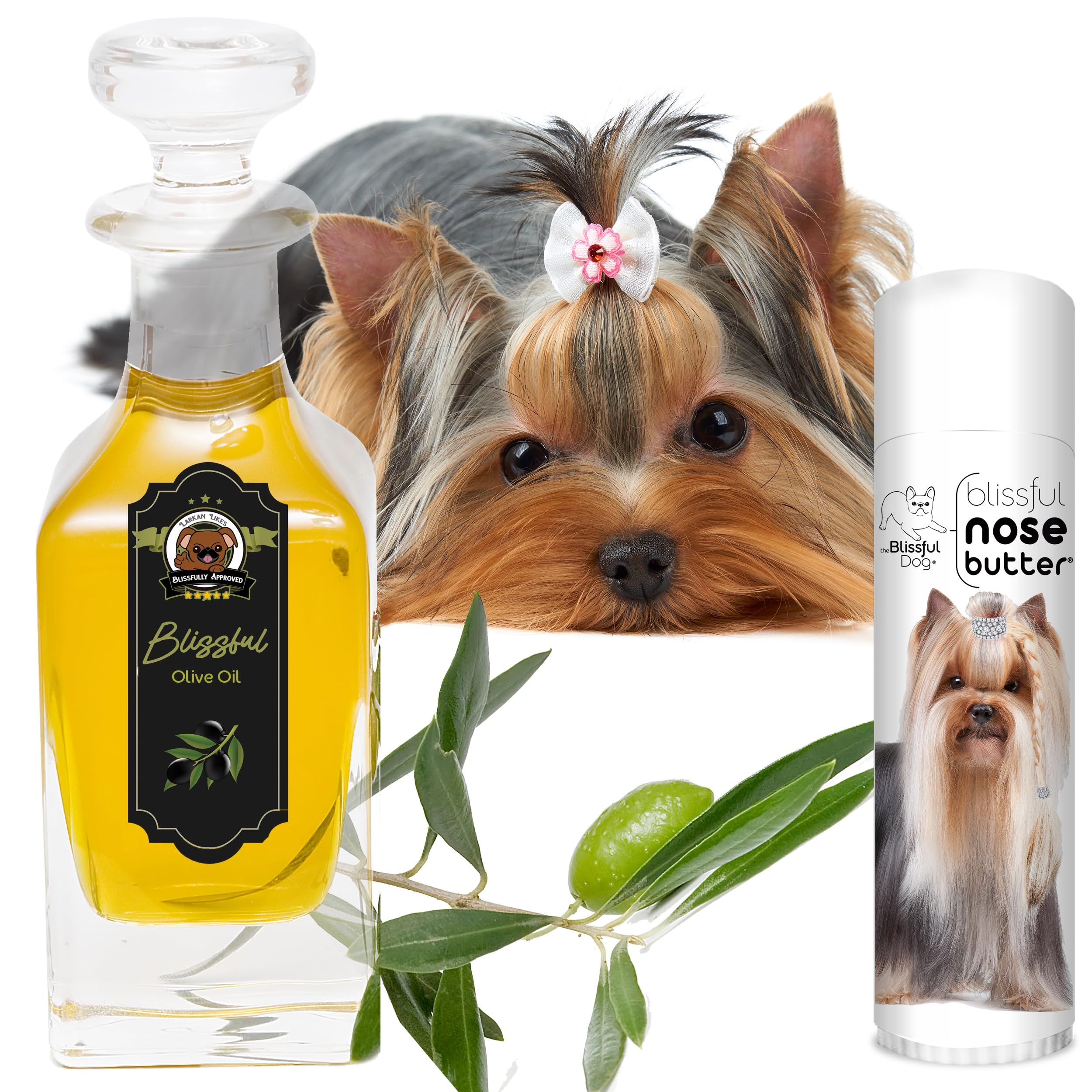The Blissful Dog Yorkshire Terrier Unscented Nose Butter - Dog Nose Butter, 0.50 Ounce
