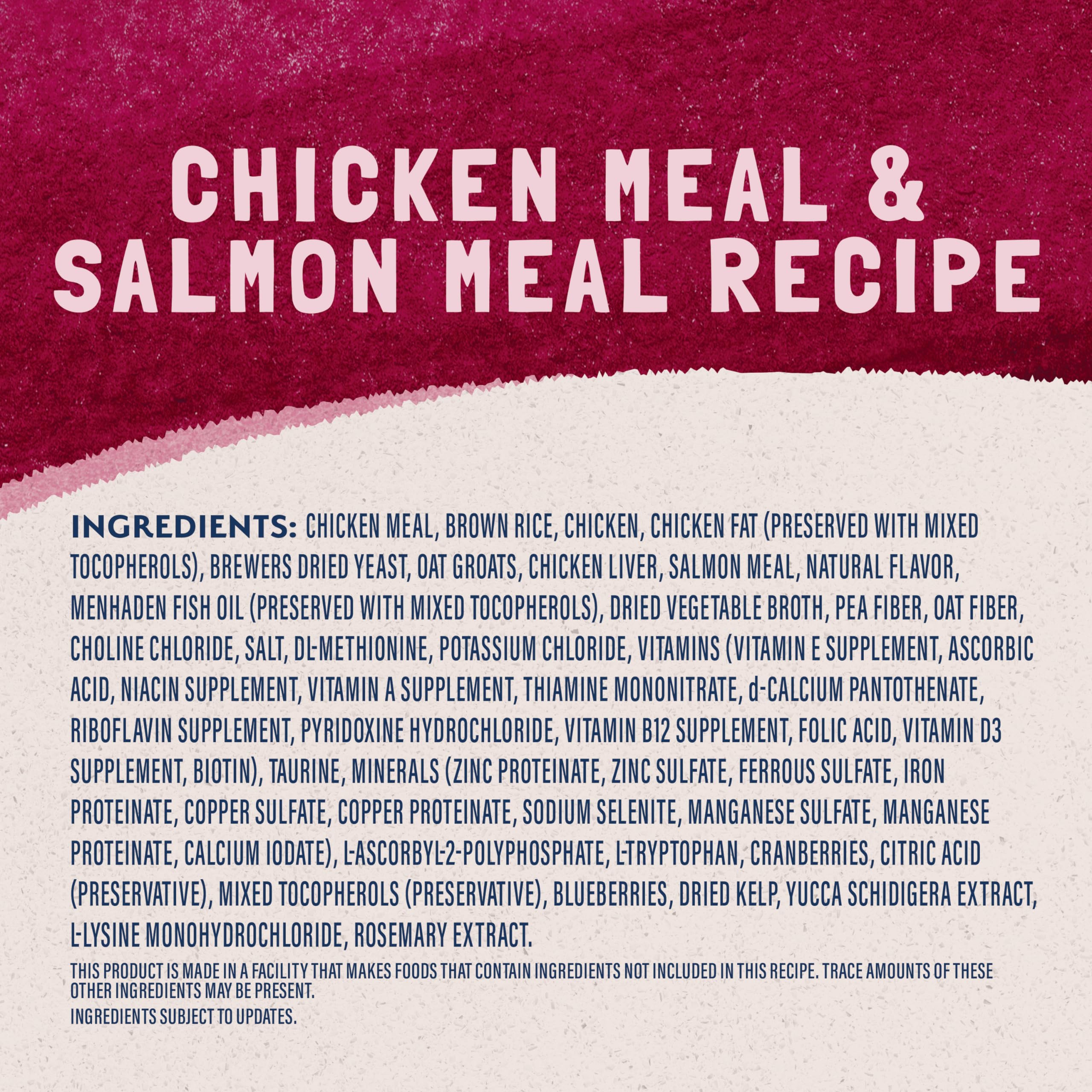 Natural Balance Original Ultra Dry Cat Food, Chicken Meal & Salmon Meal Recipe, Whole Body Health for Kittens to Adult Cats, 6 P