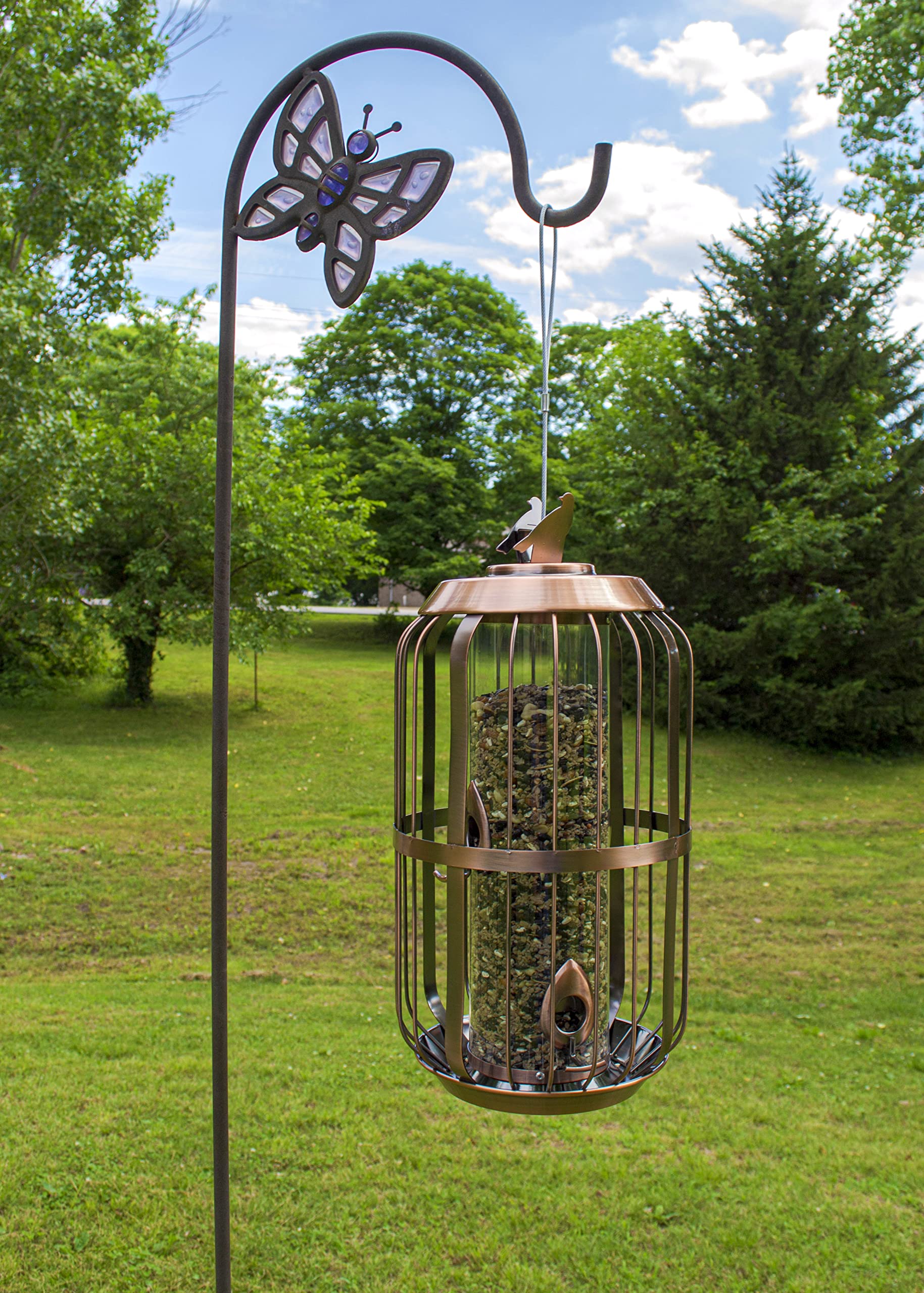 Outdoor Leisure Products Deluxe Bird Feeder, Copper