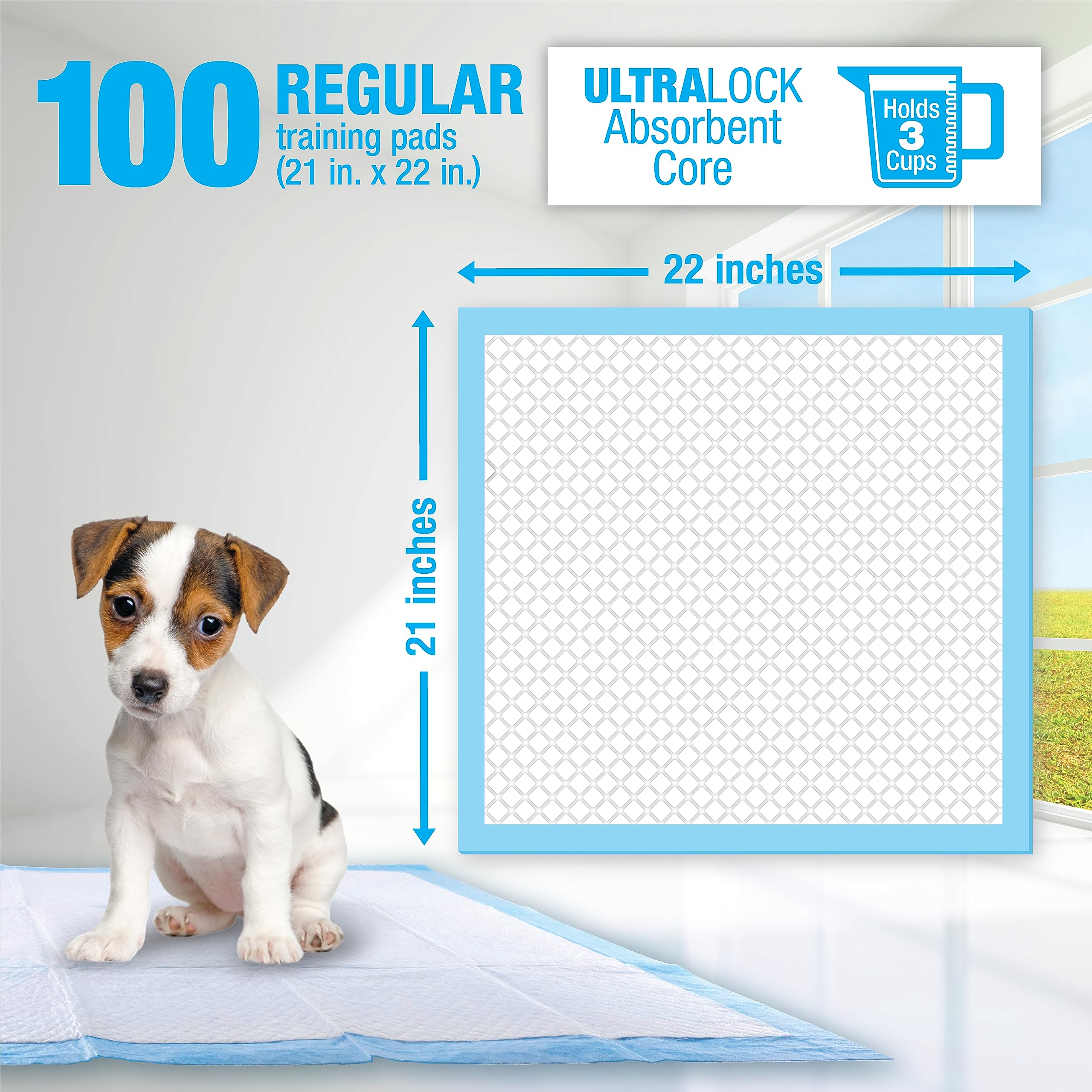 Ruffin It Lil Squirts Puppy Training Pads 100 Pk.