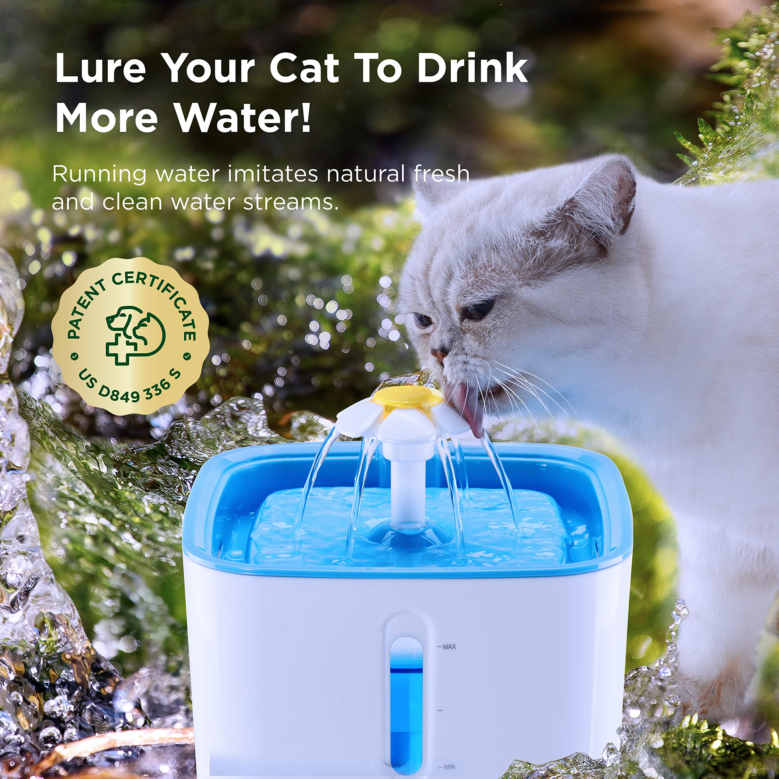 Ciays Cat Water Fountain