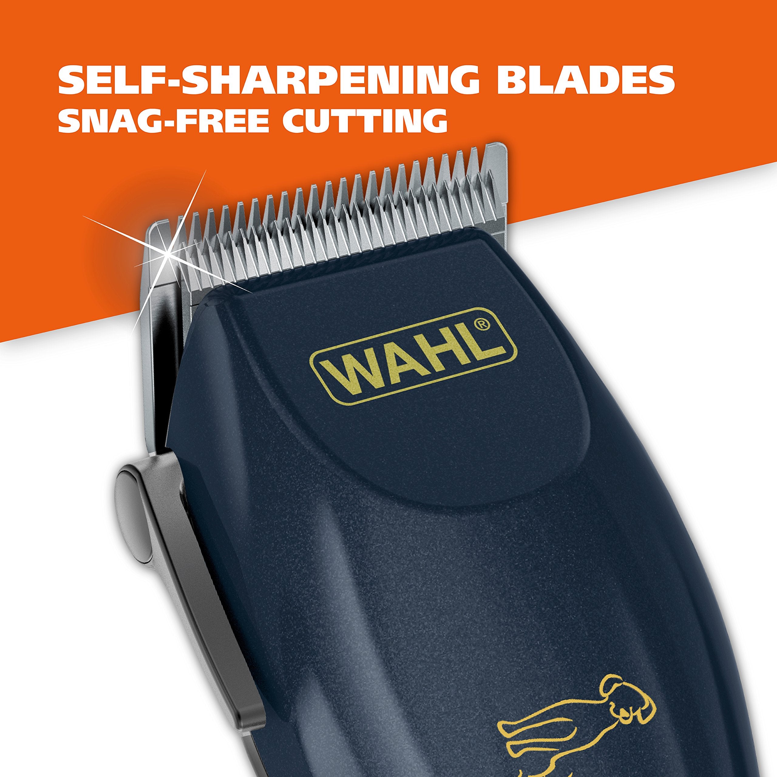 Wahl Usa Deluxe Pro Series Cordless Lithium Ion Clipper Kit For Dog Grooming At Home With Heavy Duty Motor, Self-Sharpening Blad