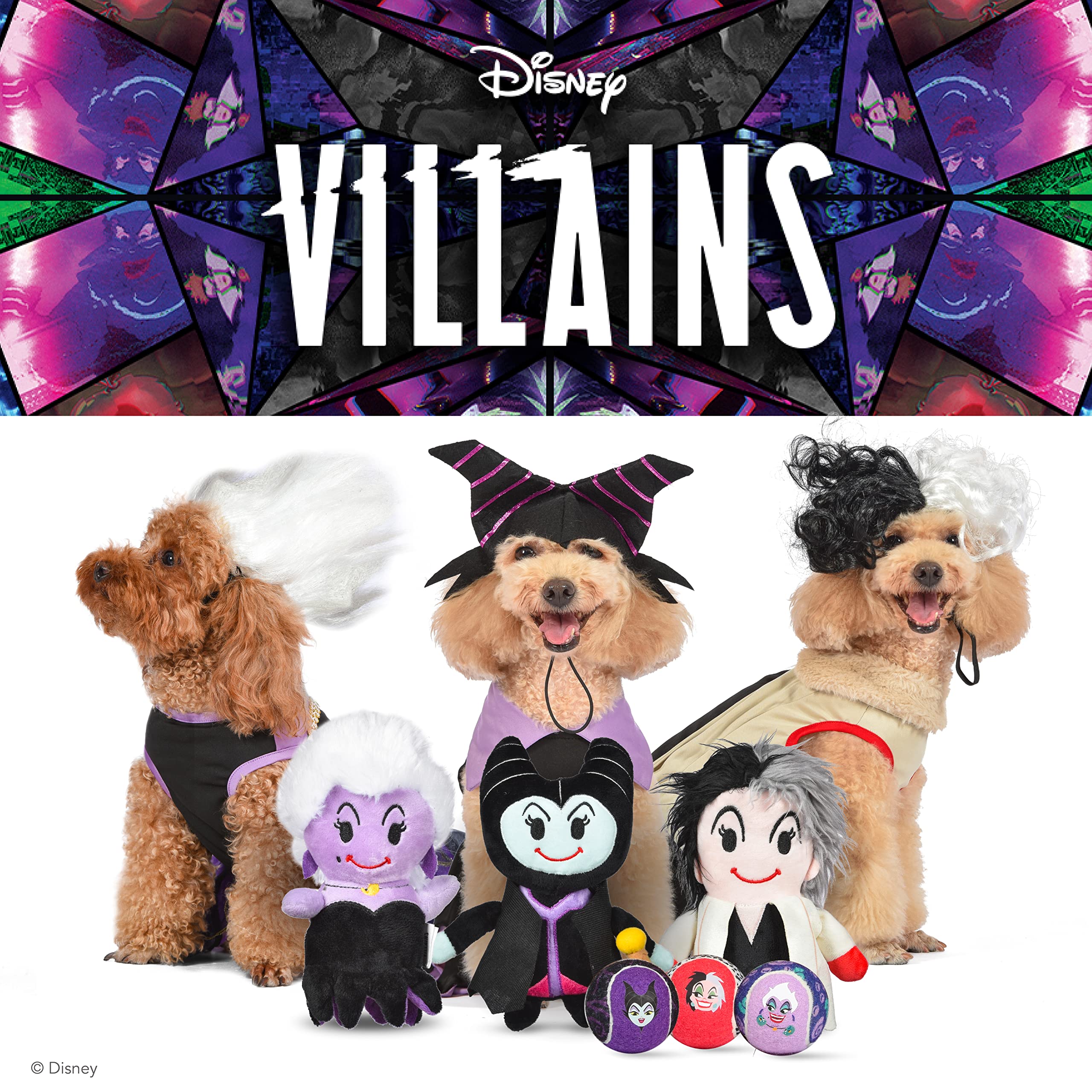 Disney For Pets Villains Maleficent 6' Plush Toy For Dogs | Maleficent Plush Dog Toy | Disney Movie Toys For All Dogs, Official