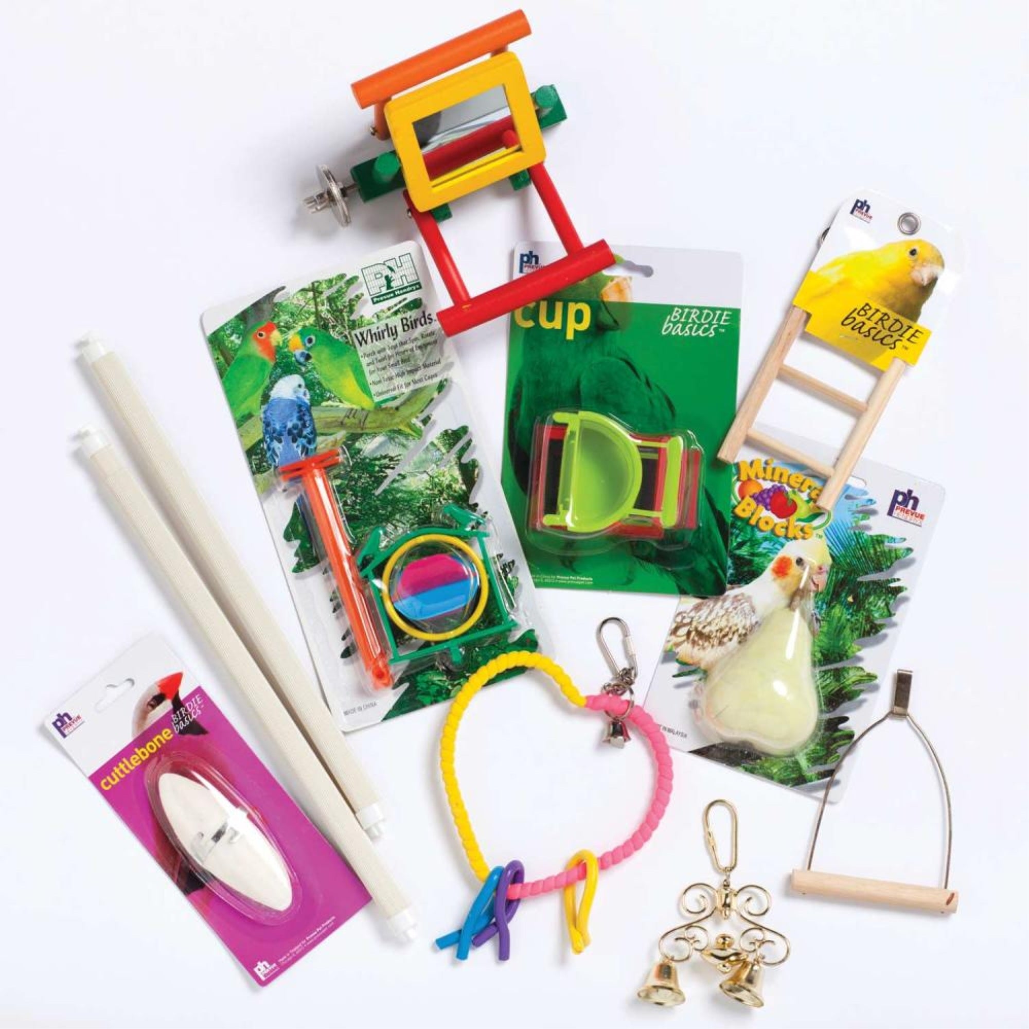 Prevue Hendryx 91210 Square Roof Bird Cage Kit, White And Purple, 5/8'