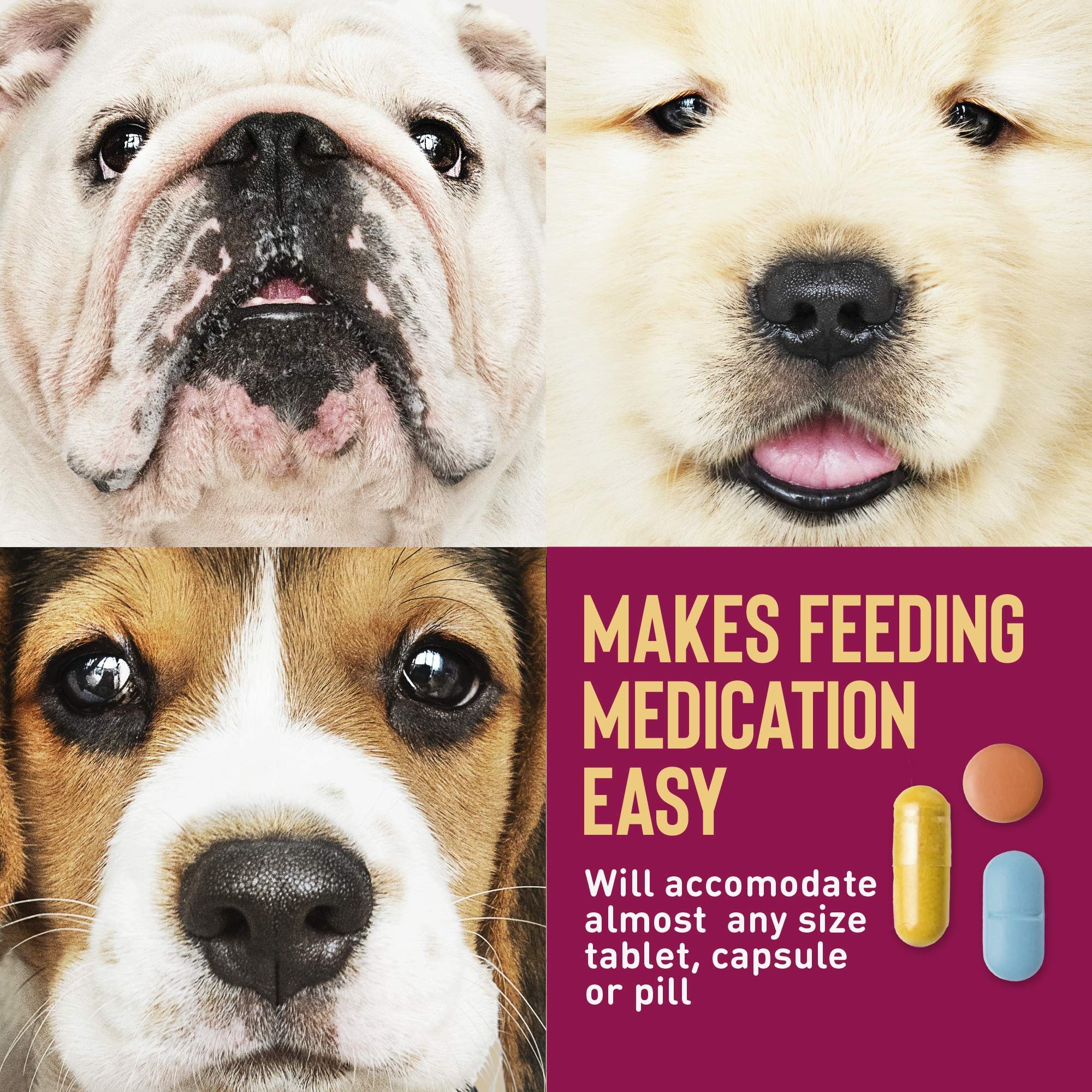 Presidio Pill Buddy Naturals - Duck (Chicken-Free) Pill Hiding Treats for Dogs - Pill Pocket for Any Size Medication - 30 Servin