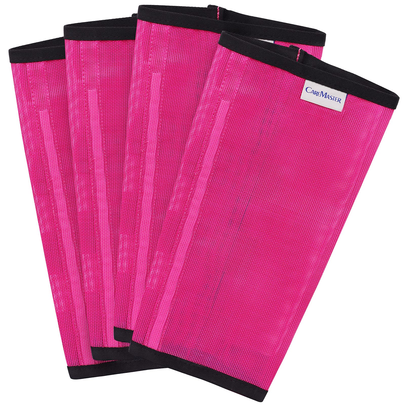 Caremaster Fine Mesh Fly Boots Loose Fitting & Non-Slip Horse Fly Leggings No More Horsefly Nuisance Greatly Reduce Stomping Breathable With Natural Air Flow (Set Of 4) Magenta Large