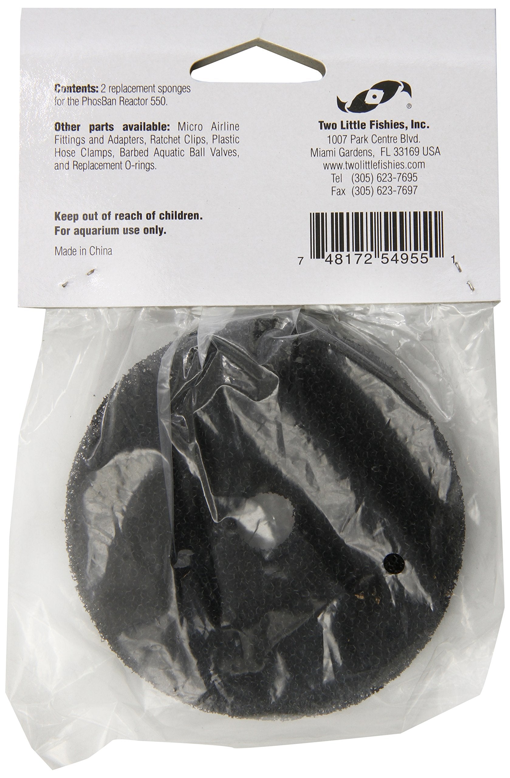 Two Little Fishies Foam Disks For 550 Model Reactor, Set Of 2