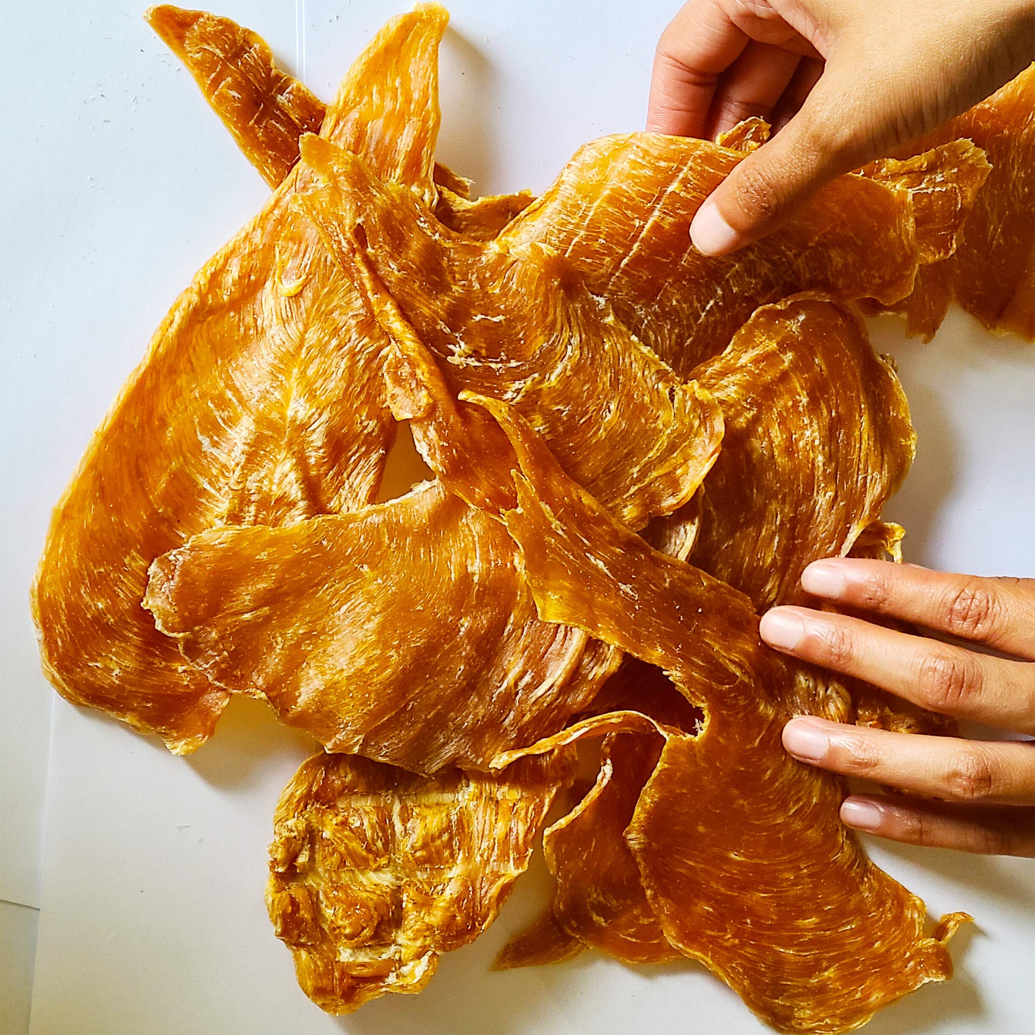 Vet Recommended Premium Chicken Jerky for Dogs - Giant 8oz Bag | All Natural Dog Treats - Single Ingredient - No Fillers or Pres