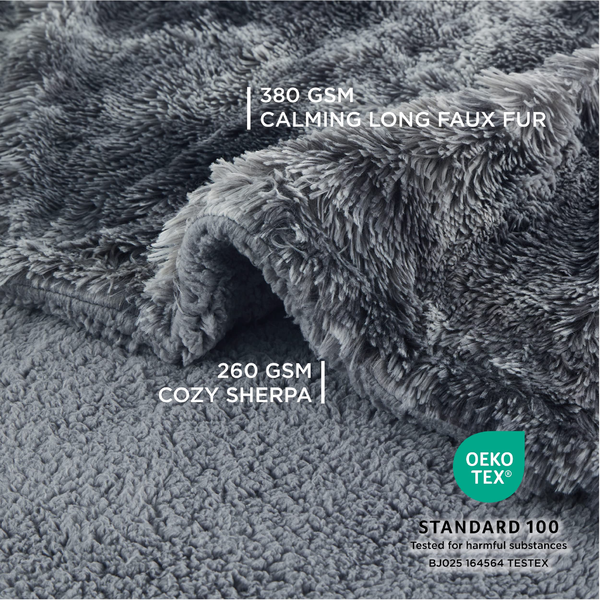 Bedsure Waterproof Dog Blankets For Small Dogs - Cat Blanket For Couch Protector Washable Long Faux Fur,Calming Soft Reversible