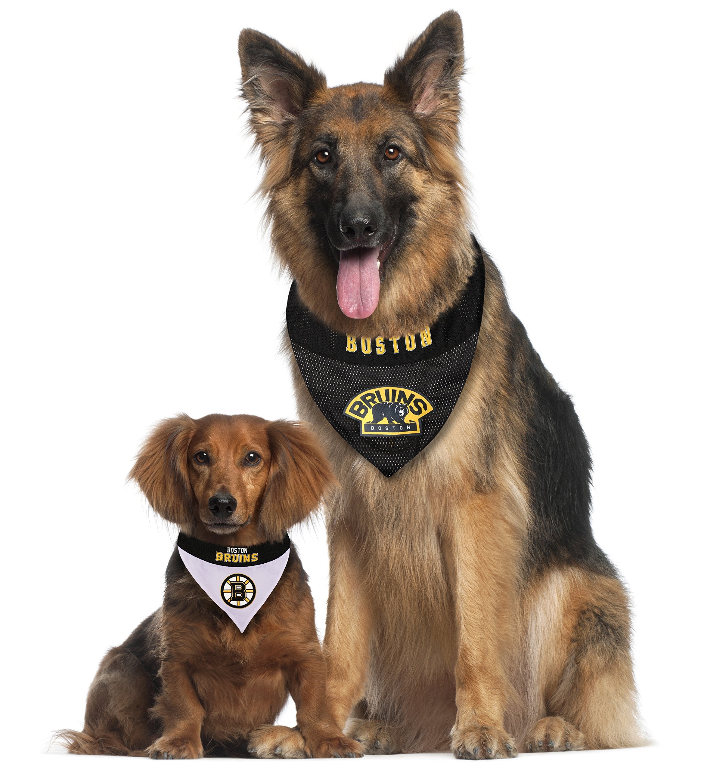 NHL Boston Bruins Bandana for Dogs & Cats, Large/X-Large. - Cute & Stylish Bandana! The Perfect Hockey Fan Scarf Bandana, Great