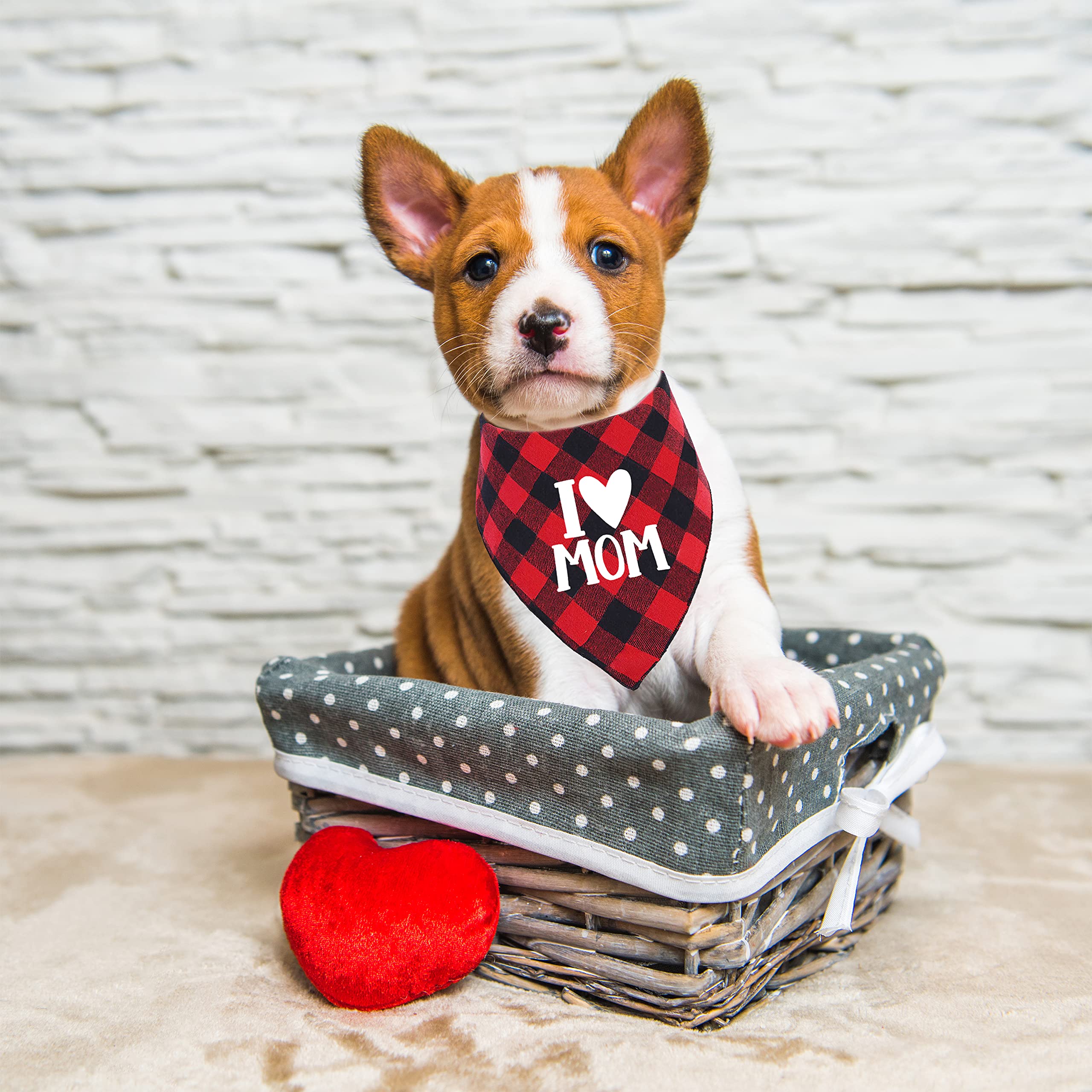 Mother'S Day Dog Bandana, Happy Mother'S Day Cat Bandana For Large Medium Small Pets Puppies (Small)
