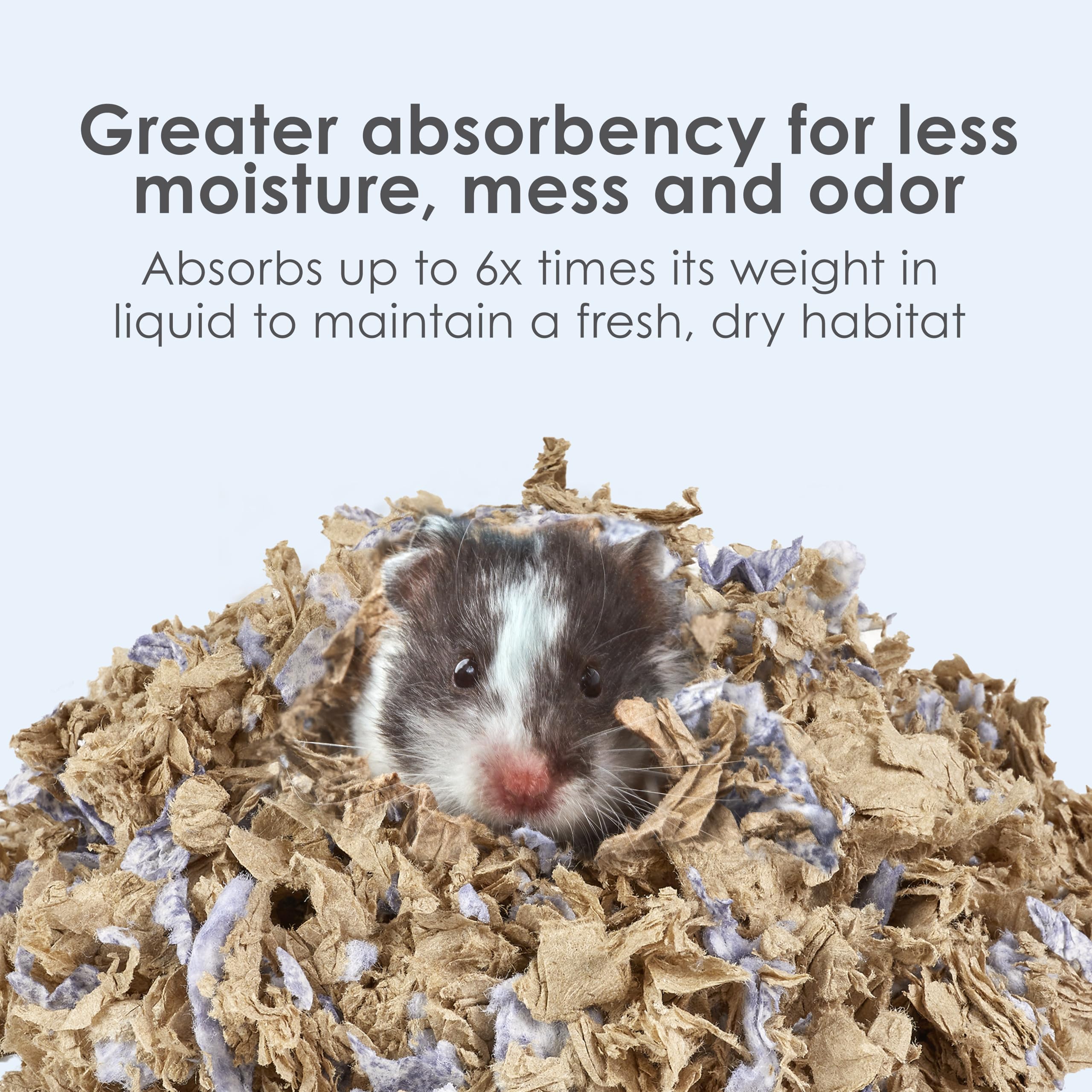 Kaytee Clean & Cozy Natural Paper With Extreme Odor Control Bedding, Made With 100% Recycled Paper