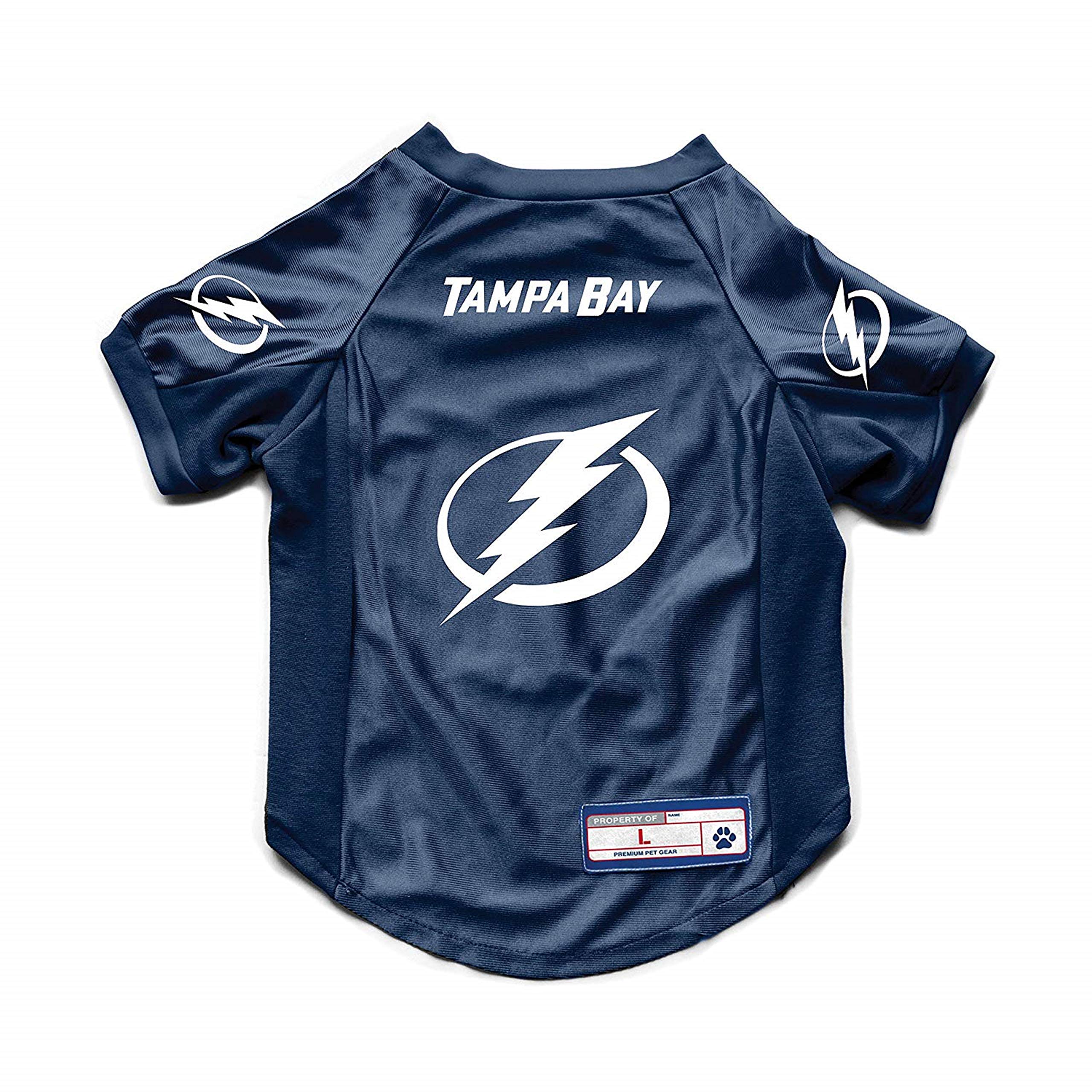Littlearth Nhl Tampa Bay Lightning Stretch Pet Jersey, Team Color, X-Large