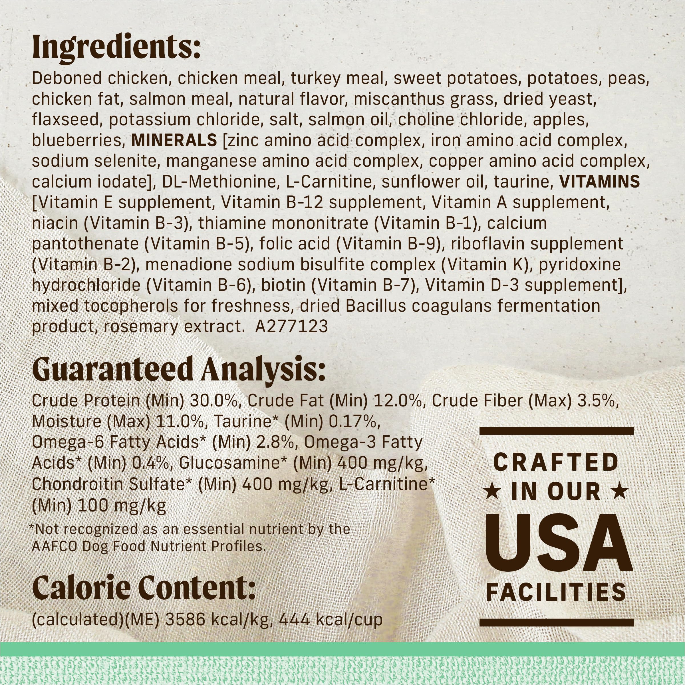Merrick Lil Plates Premium Grain Free Senior Dry Dog Food For Small Dogs, Real Chicken, Sweet Potato Kibble - 12.0 lb. Bag