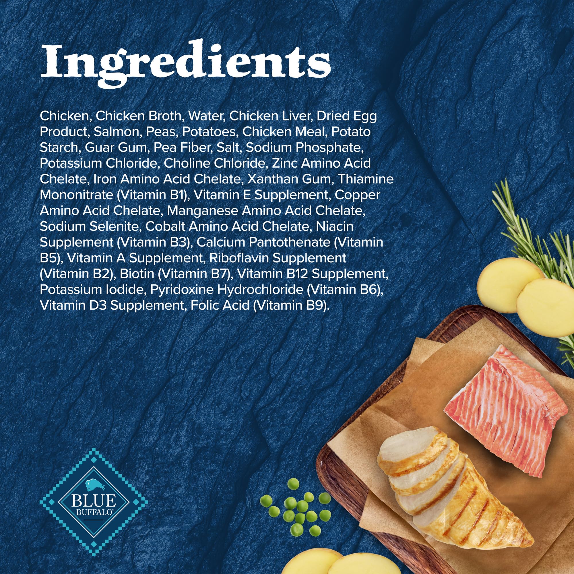 Blue Buffalo Wilderness Wolf Creek Stew High Protein, Natural Wet Food for Dogs, Hearty Salmon Stew in Gravy, 12.5-oz cans, 12 C