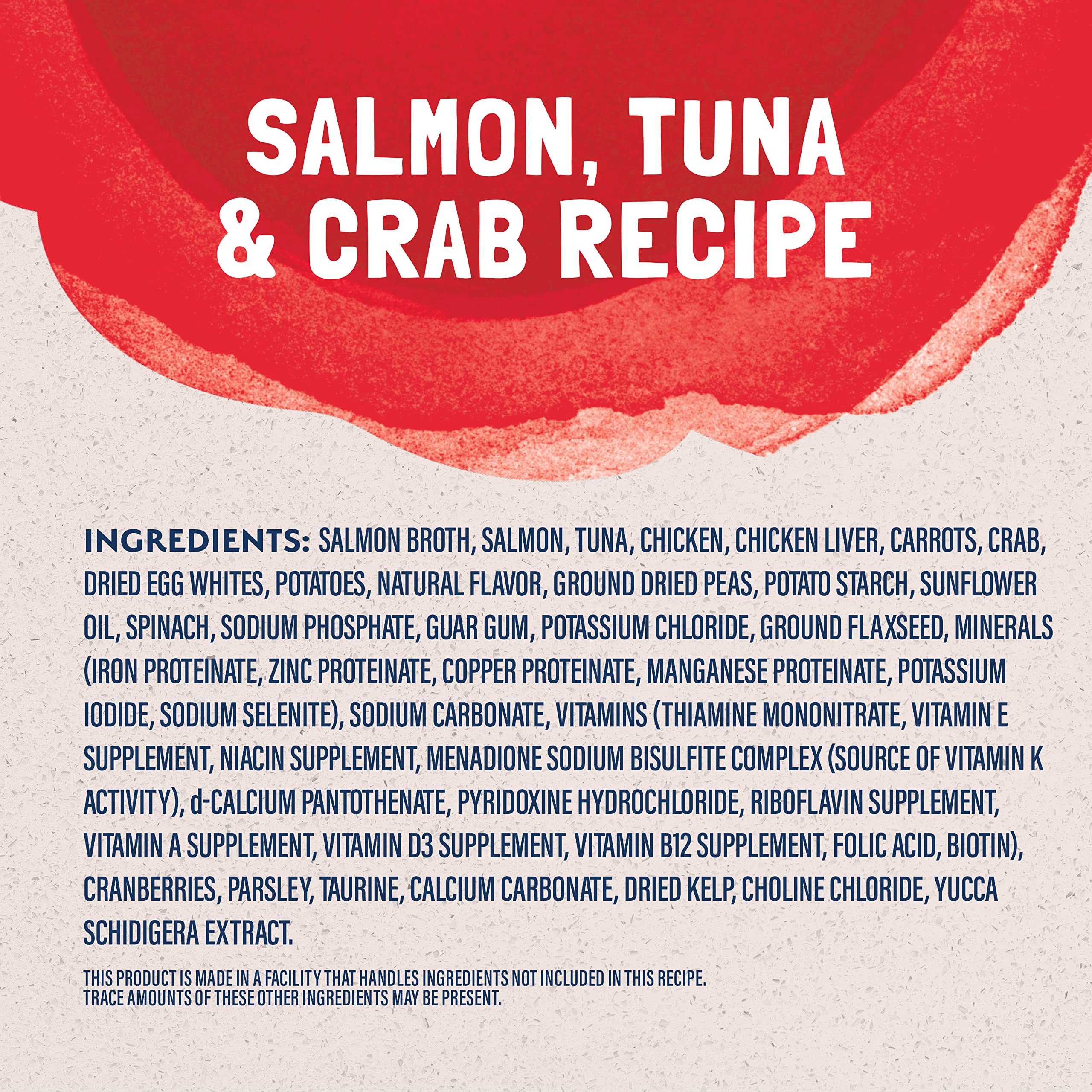 Natural Balance Original Ultra Platefulls Adult Grain-Free Wet Cat Food, Salmon, Tuna & Crab Recipe in Gravy, 3 Ounce Pouch (Pac
