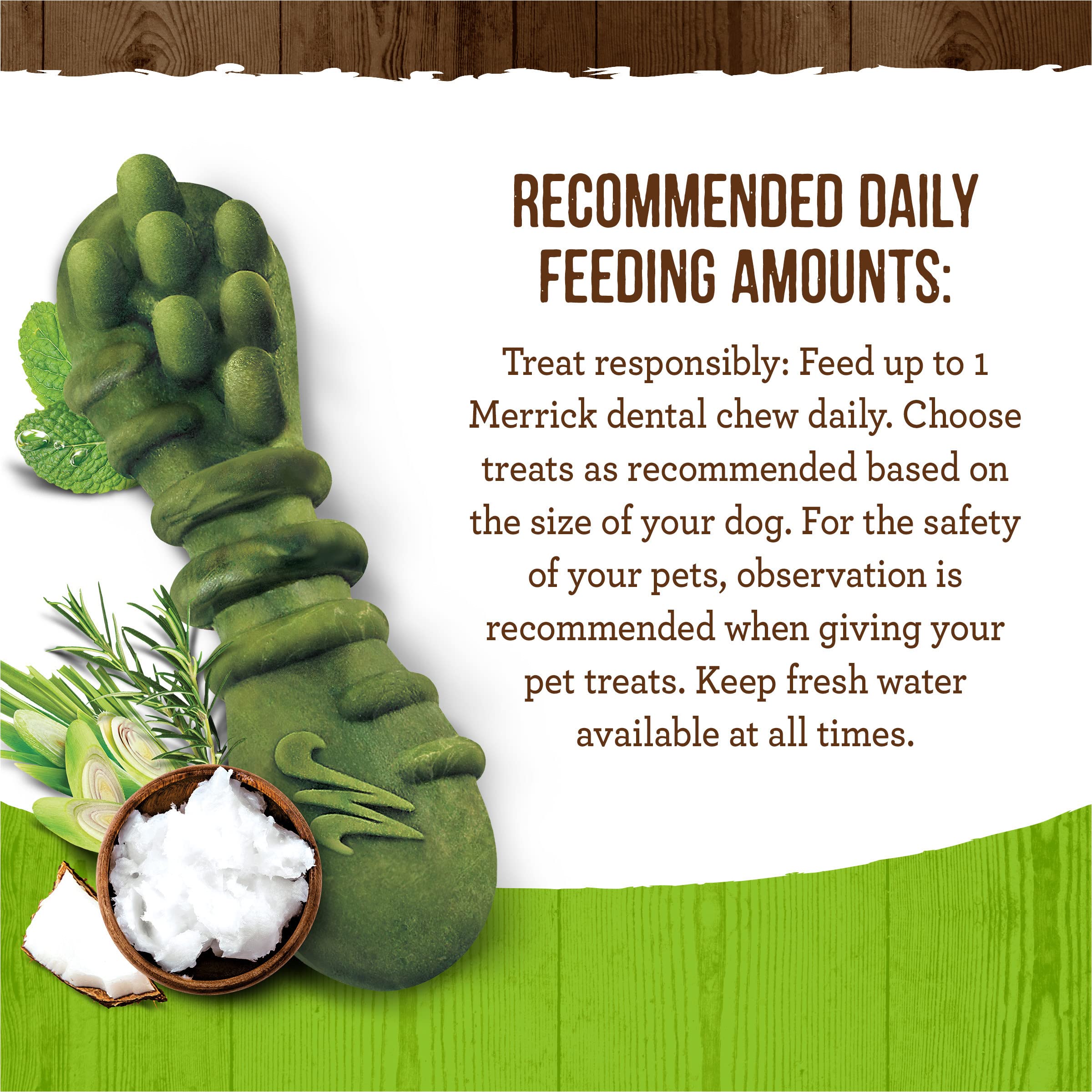 Merrick Dog Fresh Kisses Coconut Xsmall 6Oz 20 Count