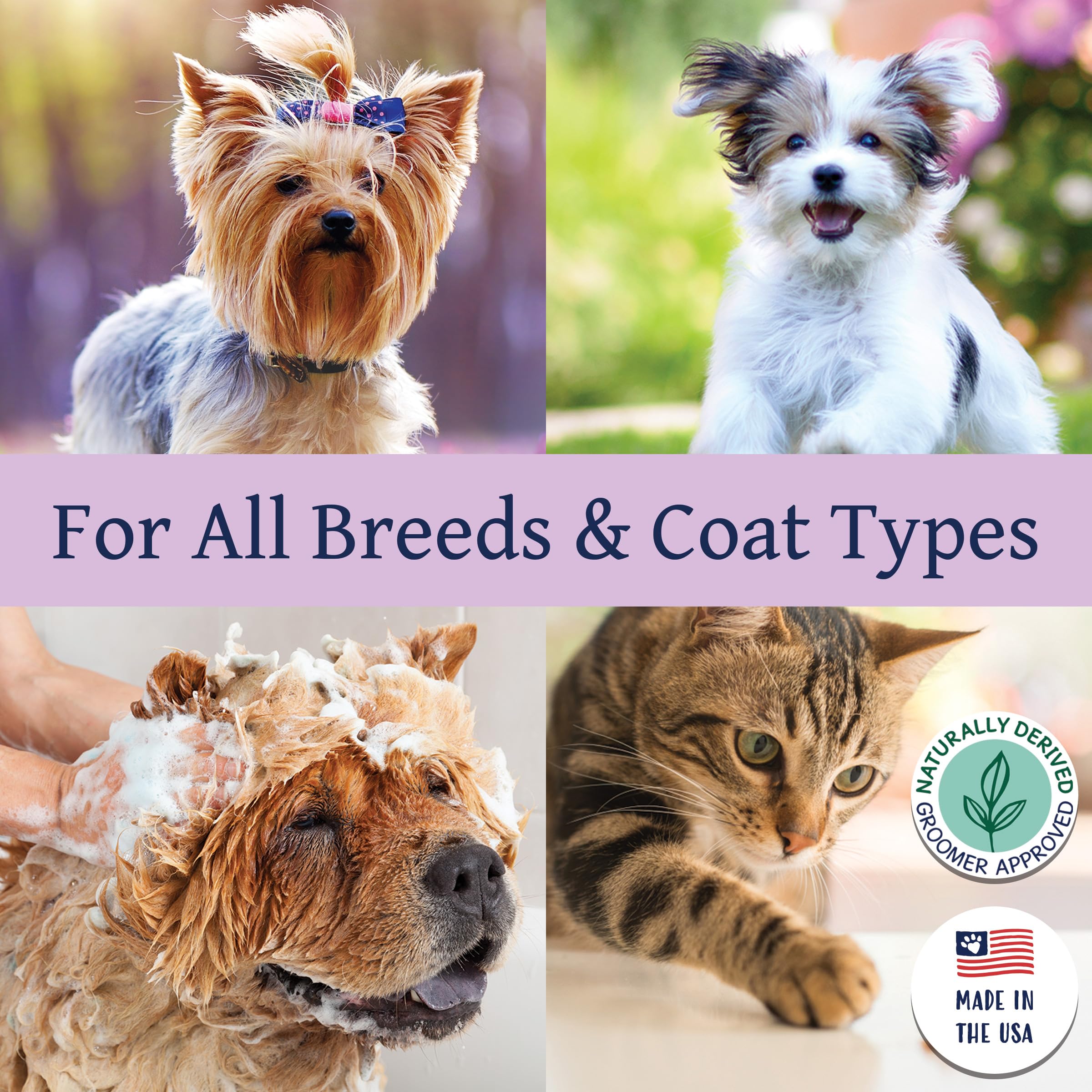 Bobbi Panter Soothing Dog Shampoo, Heals & Soothes Irritated Skin, Lavender Scent - 30:1 Concentrated Formula, Made In The Usa, Trusted By Professional Groomers, 1 Gal.