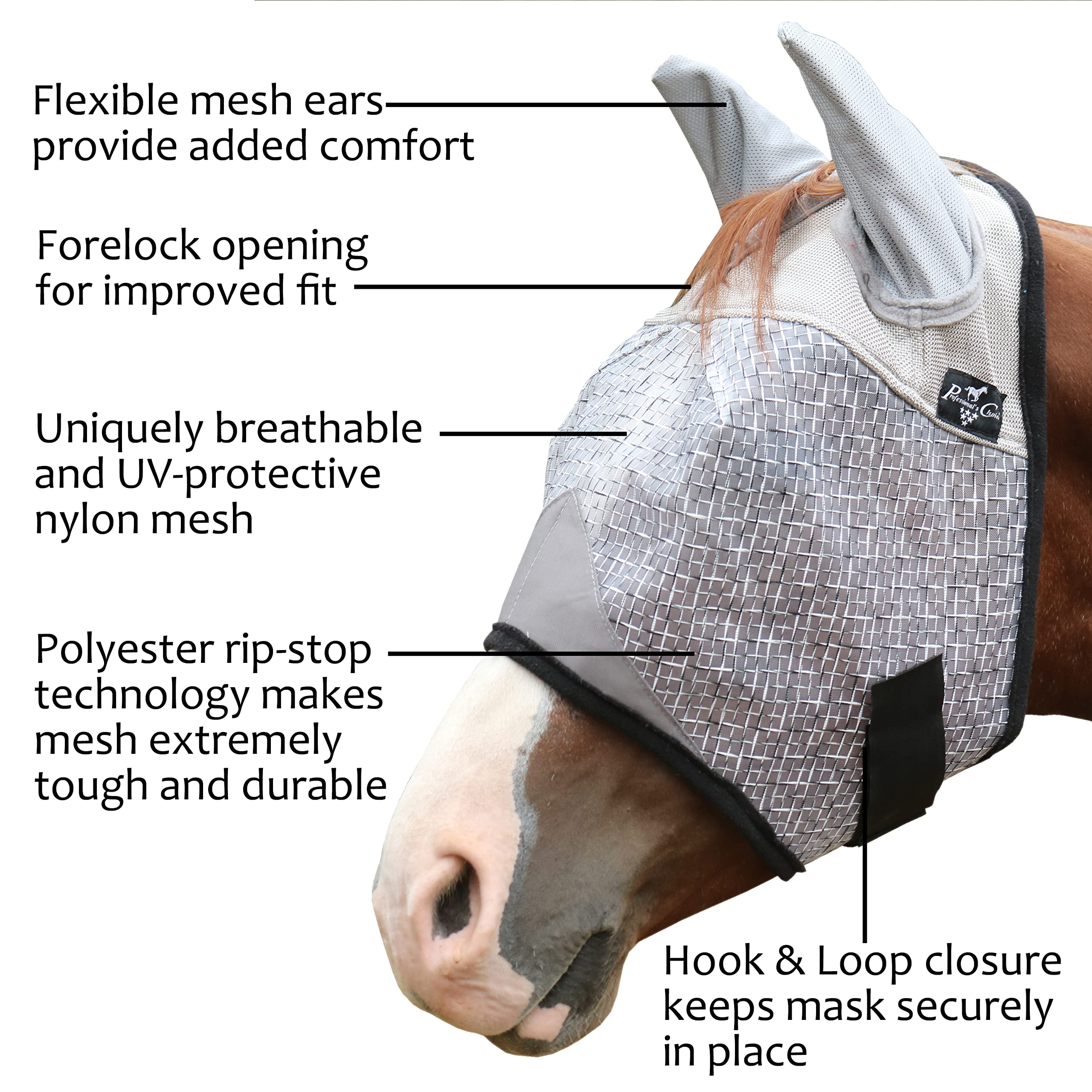 Professionals Choice Fly Mask with Ears