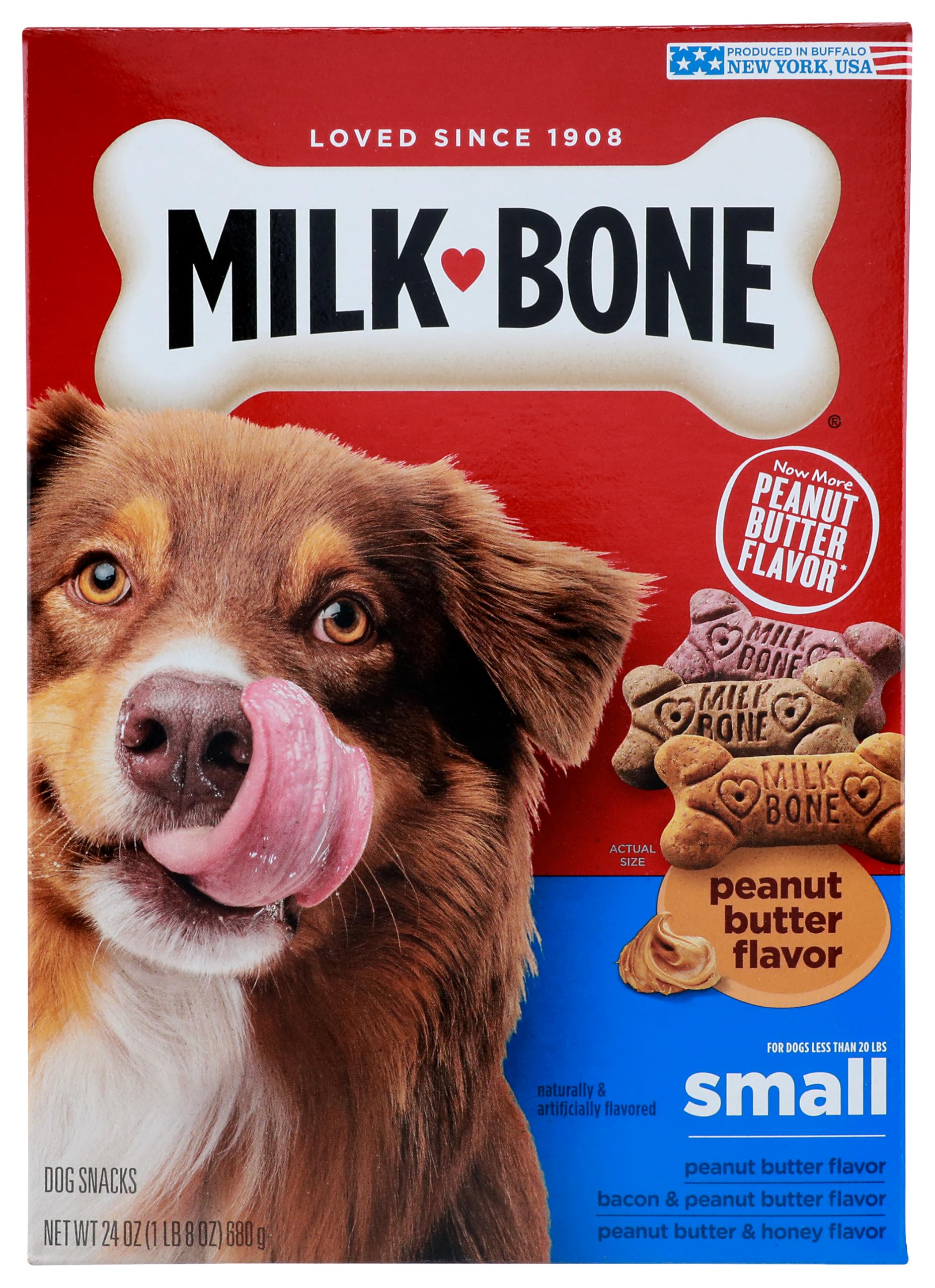 Milk-Bone Peanut Butter Flavor Dog Treats Variety Pack - Small/Medium - 24-Ounce (799247)
