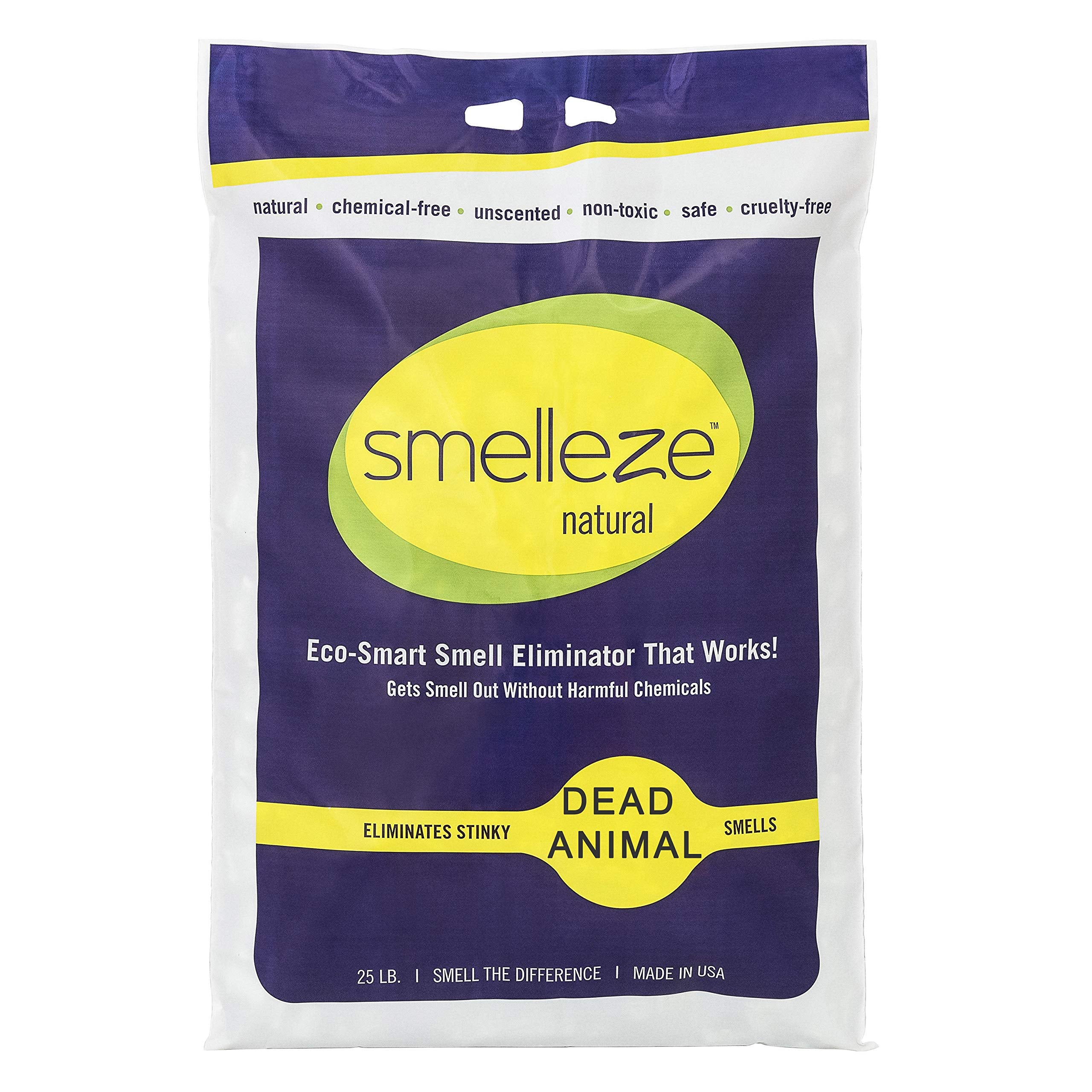 SMELLEZE Dead Animal Odor Eliminator for Strong Odor Removal - Eliminate Dead Rodent & Wildlife Smell - Safe Indoor & Outdoor Us
