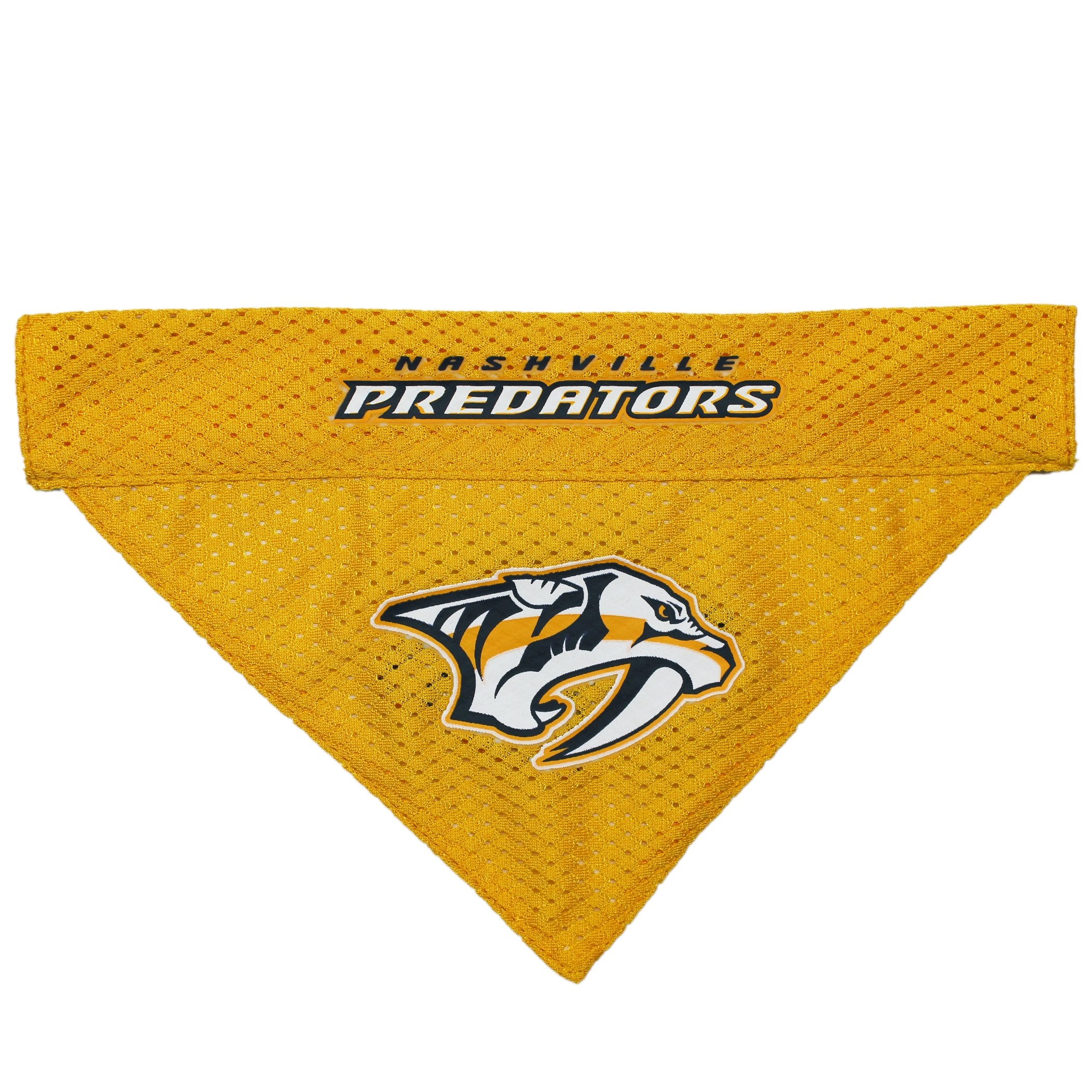 NHL NASHVILLE PREDATORS BANDANA for DOGS & CATS, Large/X-Large. - Cute & Stylish Bandana! The Perfect HOCKEY FAN Scarf Bandana,